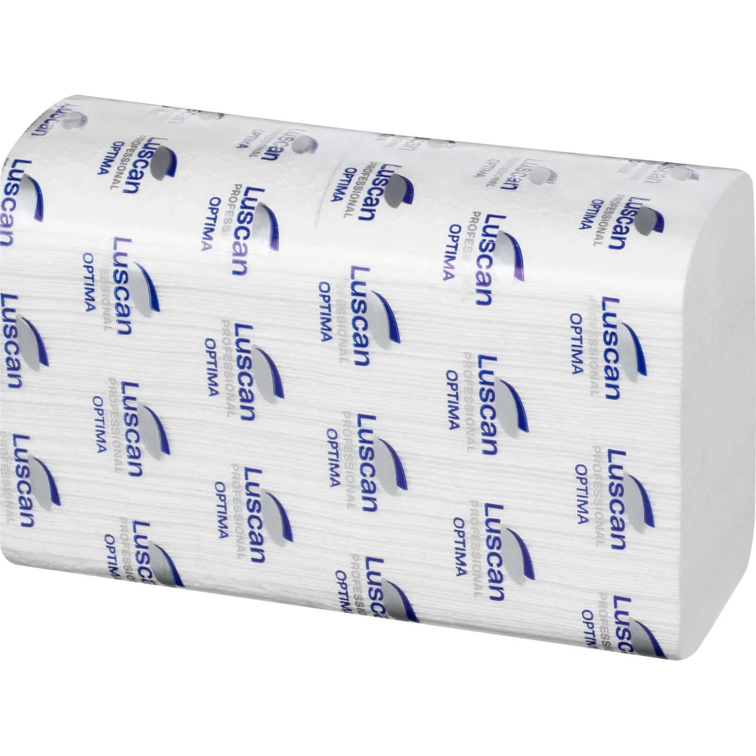 Полотенца бумажные листовые Luscan Professional H3 V-сложение (ZZ) 1-слойные белые 15 пачек по 250 листов - Image 2