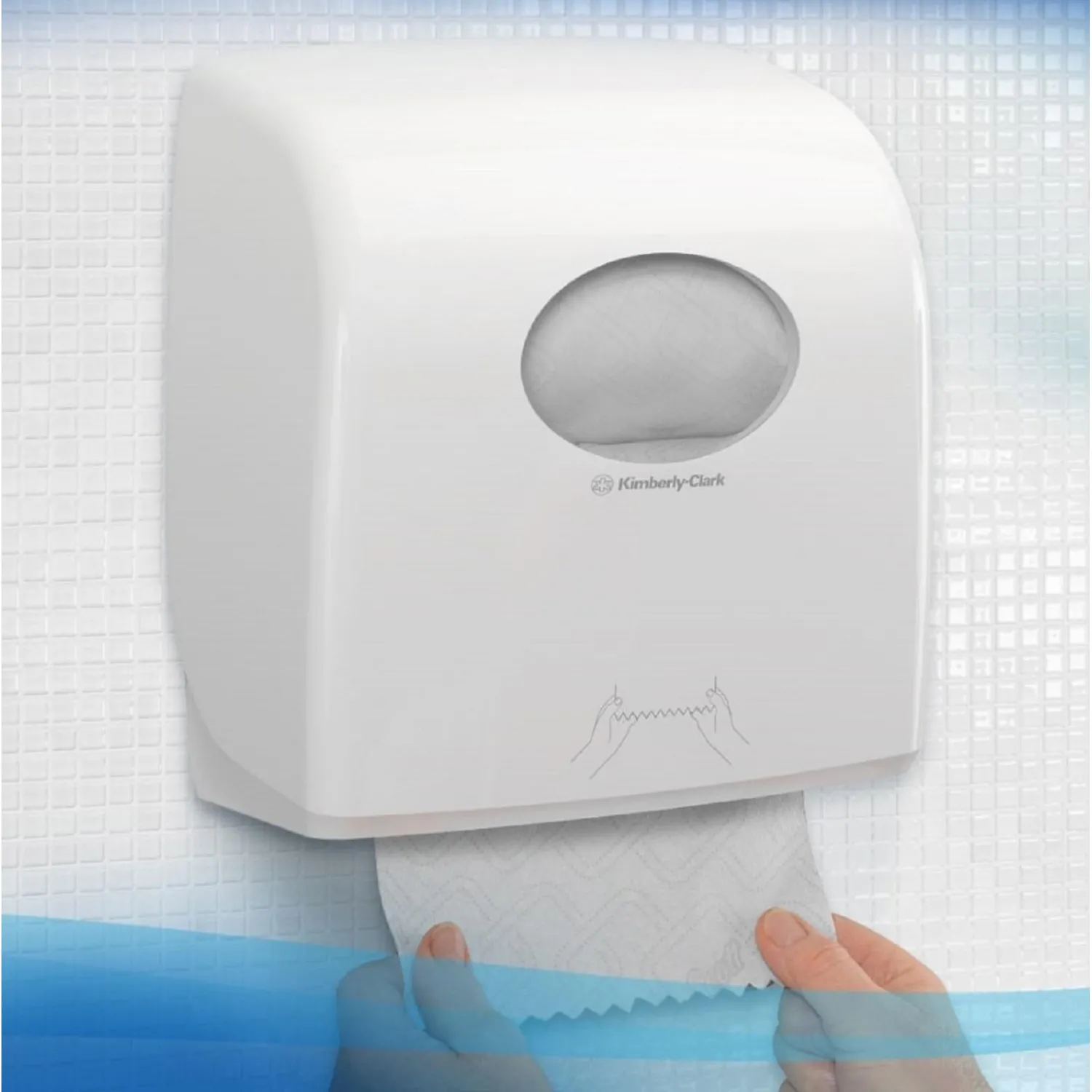 Полотенца бумажные рулонные Kimberly-Clark Essential Slimroll 1-слойные белые 6 рулонов по 190 метров (6695) - Image 8