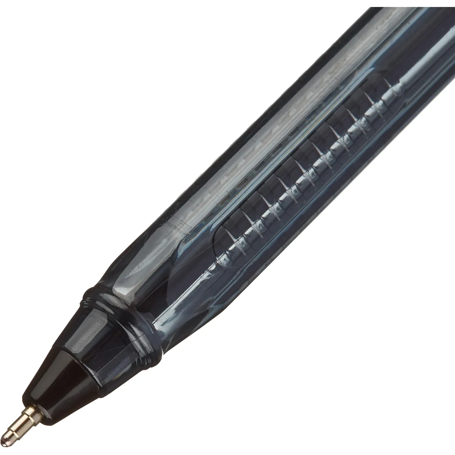 Шариковая ручка Attache Glide Trio одноразовая, черная - Image 4