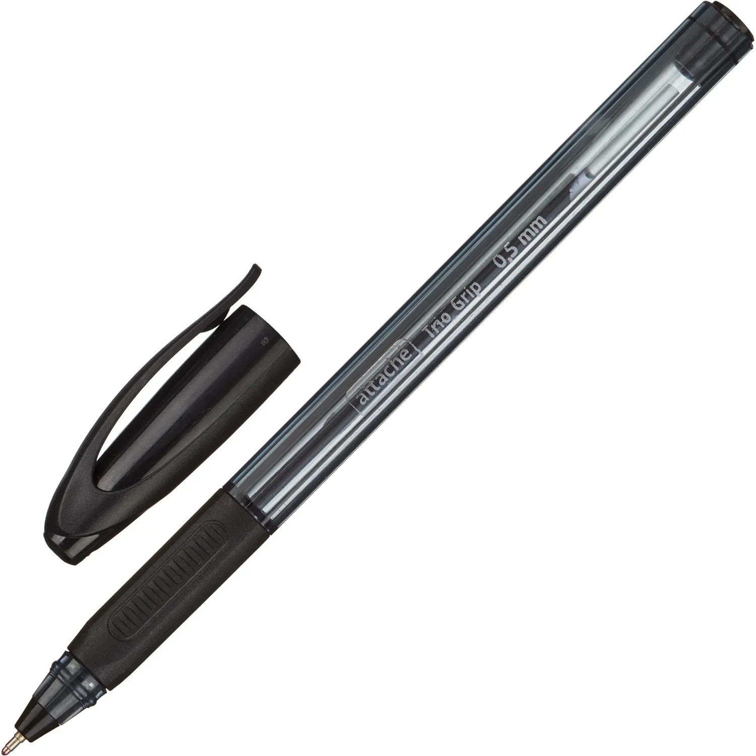 Шариковая ручка Attache Trio Grip эргономичная