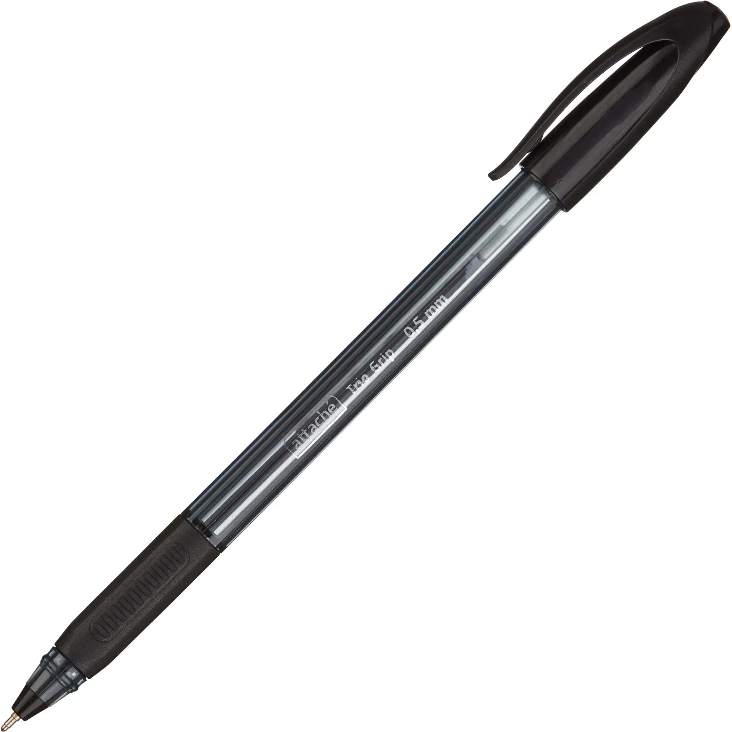 Шариковая ручка Attache Trio Grip эргономичная - Image 3