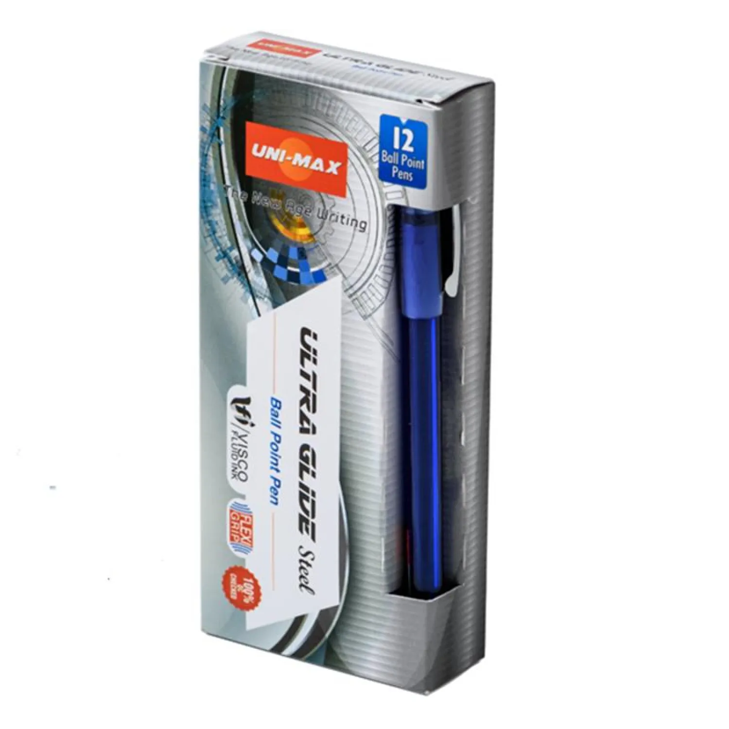 шариковая ручка Unomax Ultra Glide Steel с масляными чернилами (бывший Unimax) - Image 8
