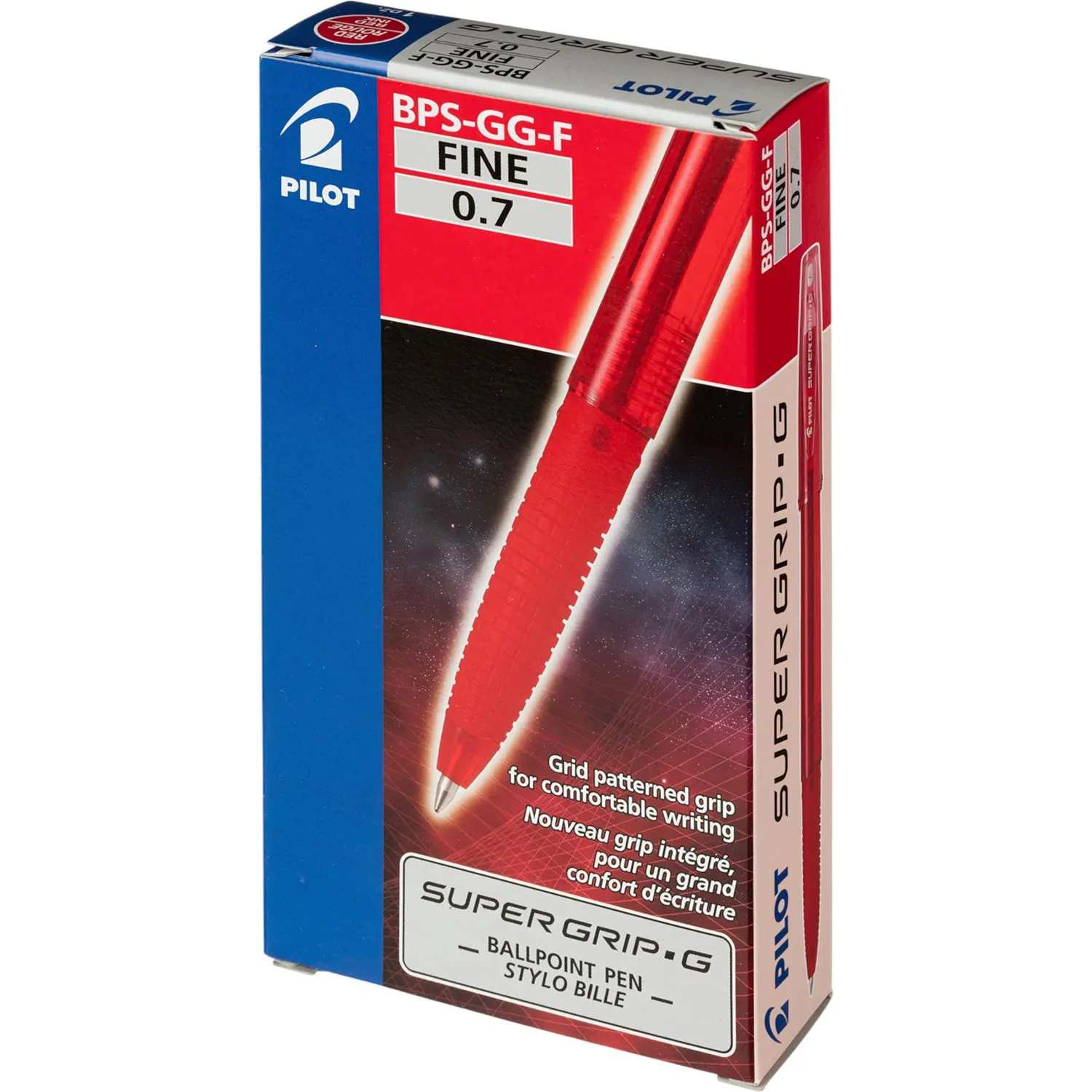 Шариковая ручка BPS-GG Super Grip G | эргономичная, прозрачная, с ультрамягкими чернилами - Image 7