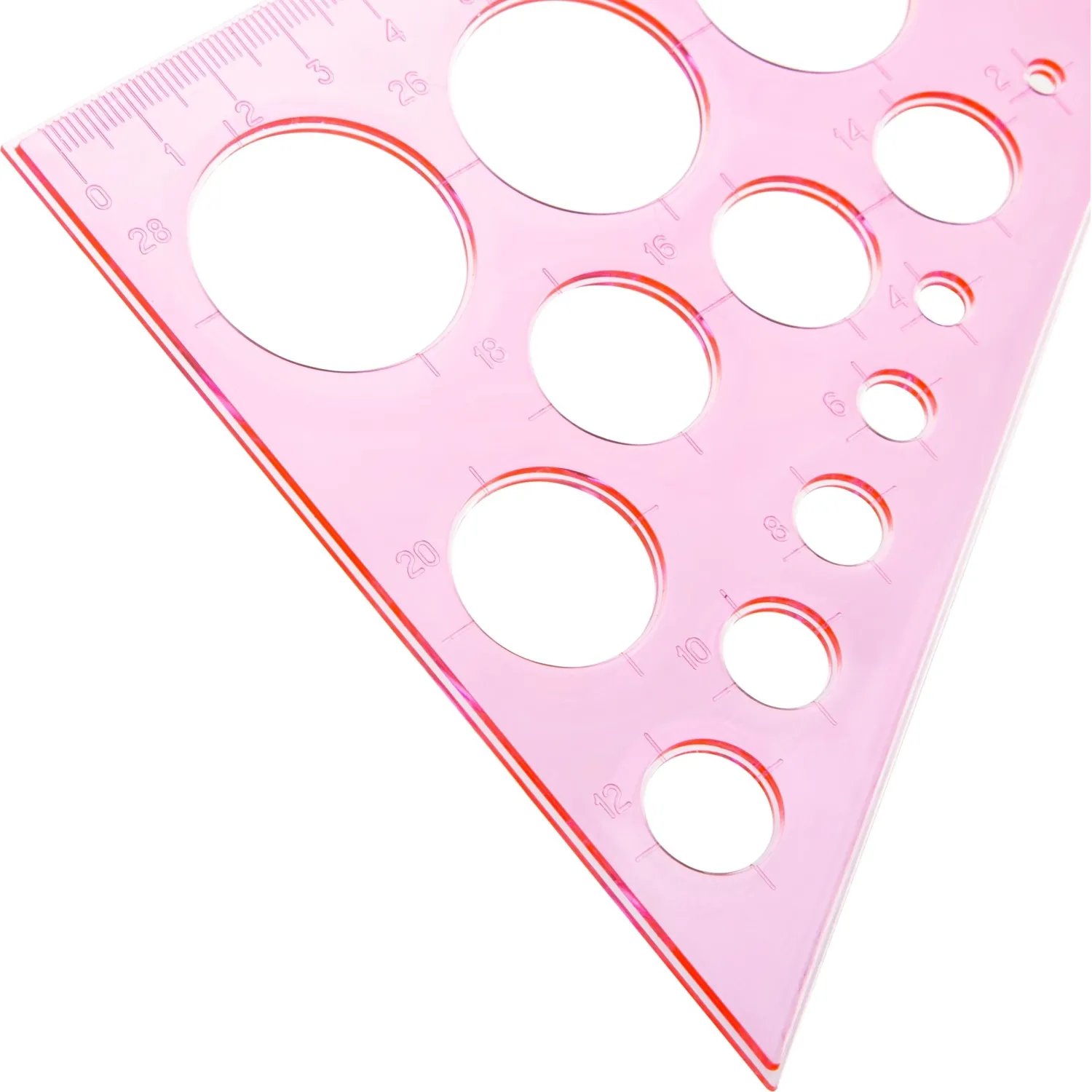 Треугольник Стамм Neon Cristal 19 см 90/60/30 градусов пластиковый - Image 6