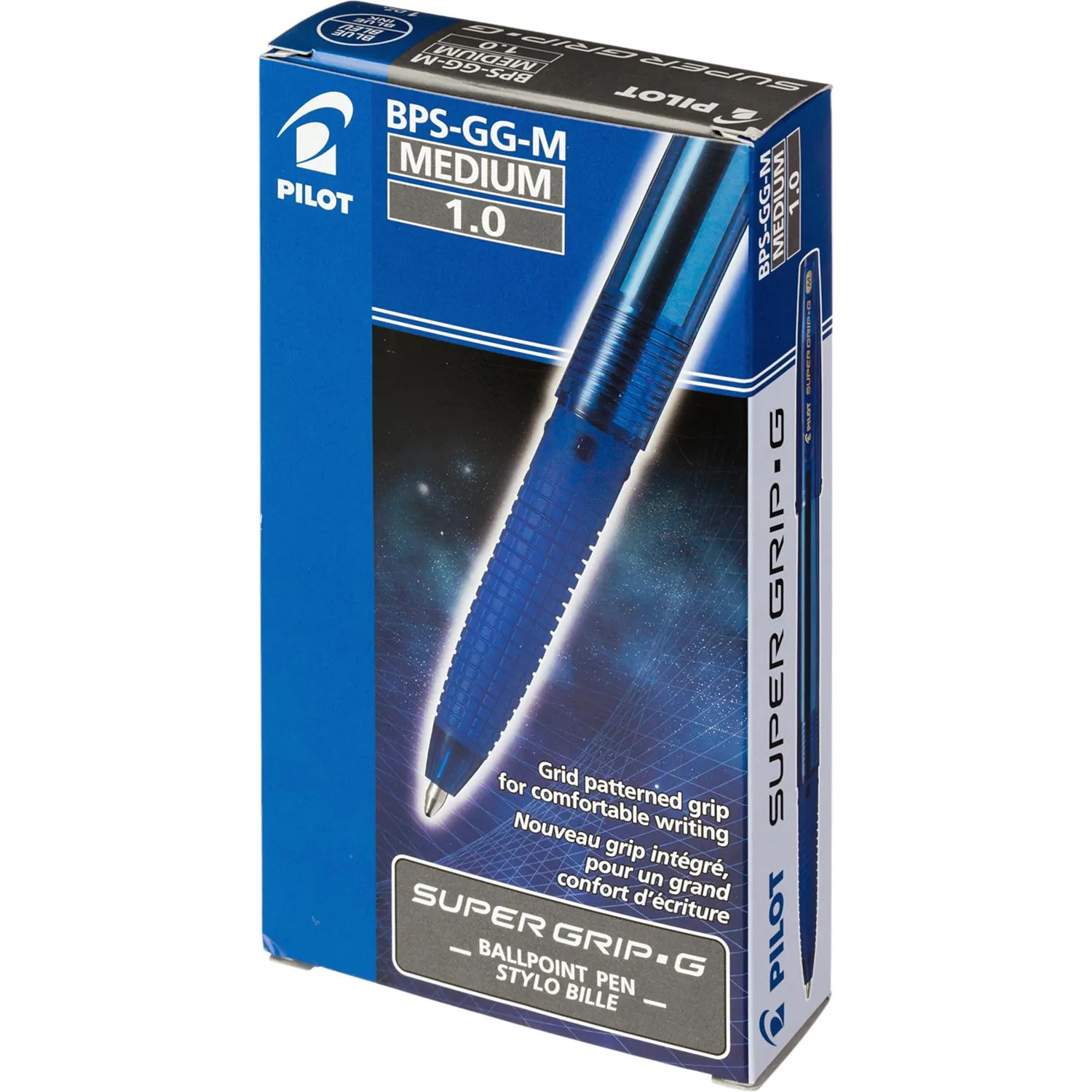 Шариковая ручка BPS-GG Super Grip G эргономичная прозрачная, ультрамягкие чернила - Image 3