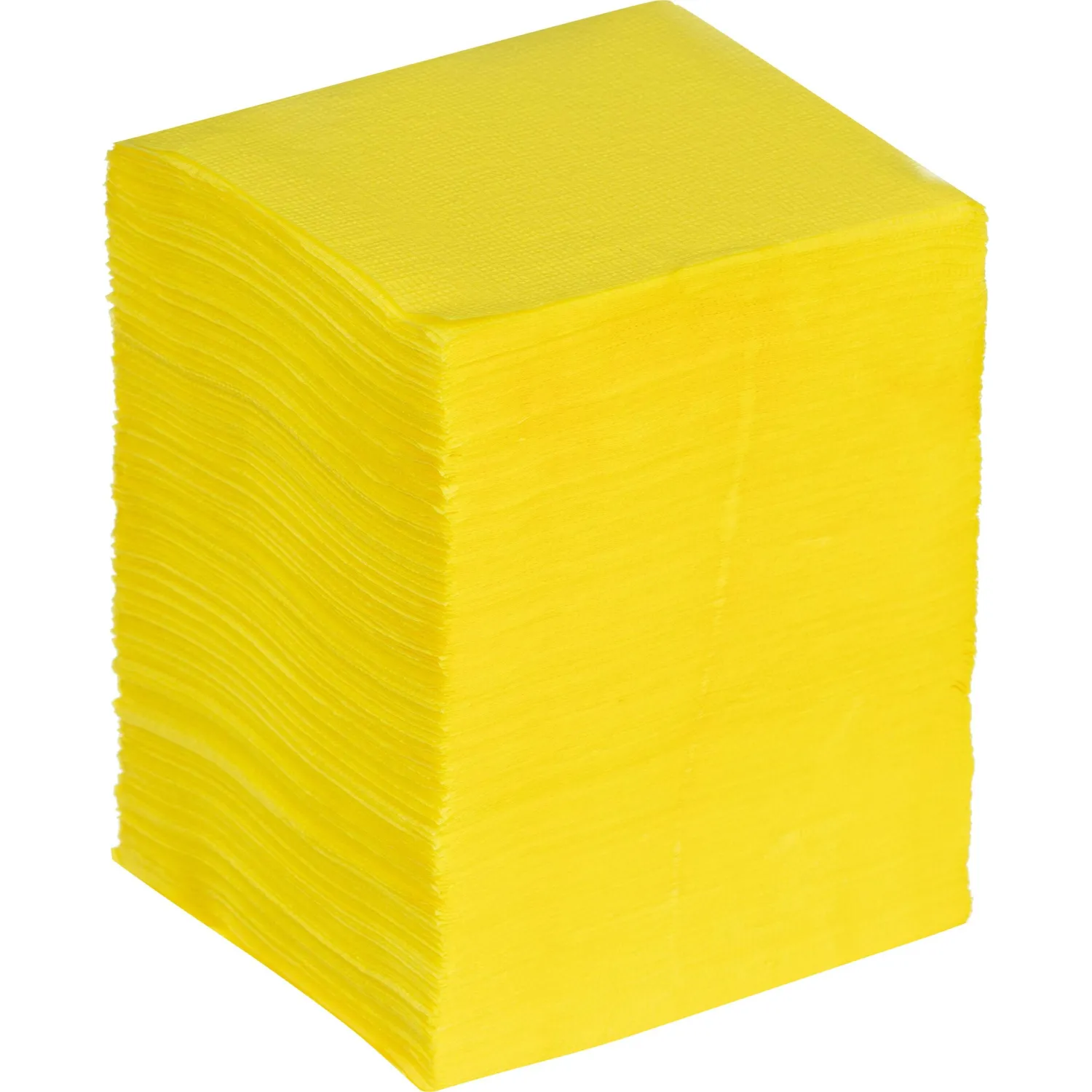 Салфетки бумажные Luscan Profi Pack 1-слойные 24х24 жёлтые (400 листов в пачке) - Image 6