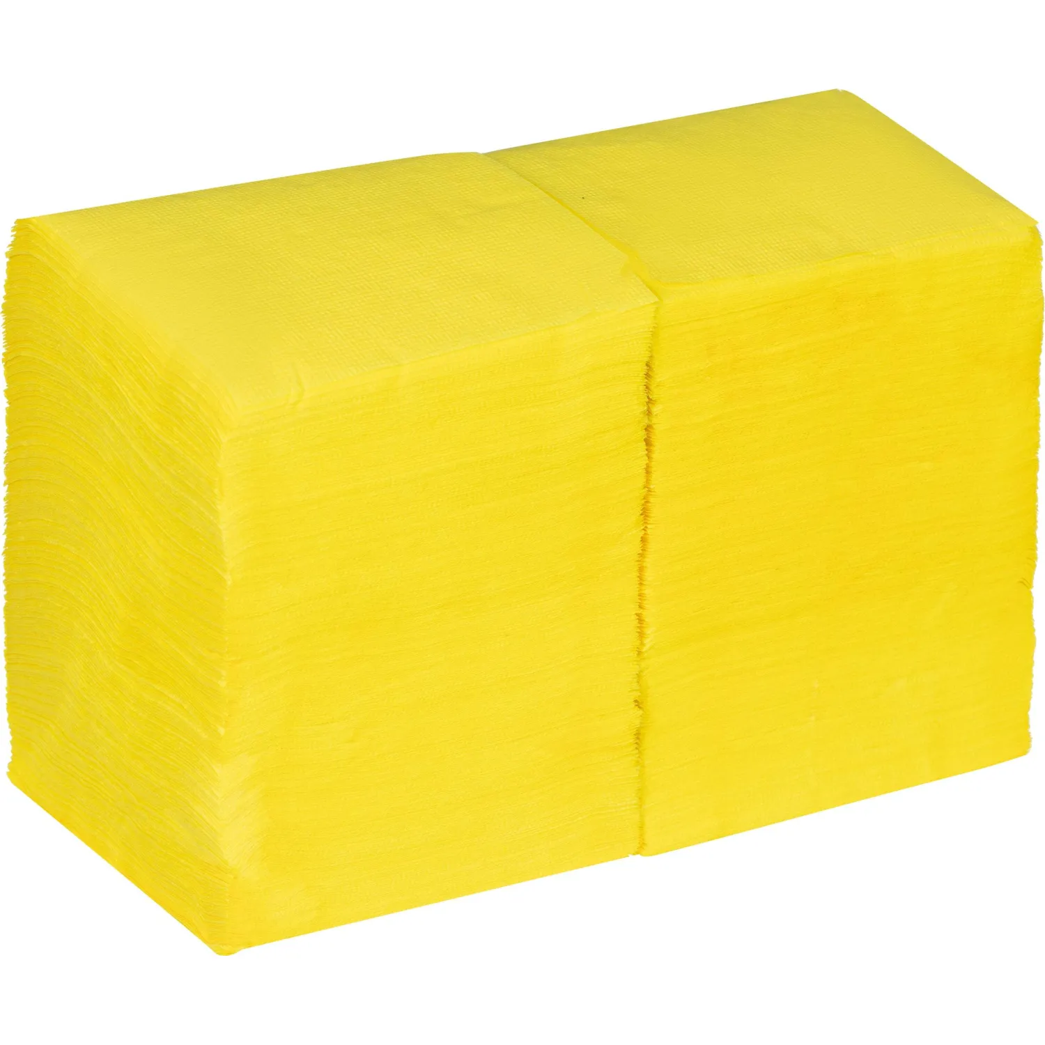 Салфетки бумажные Luscan Profi Pack 1-слойные 24х24 жёлтые (400 листов в пачке) - Image 7