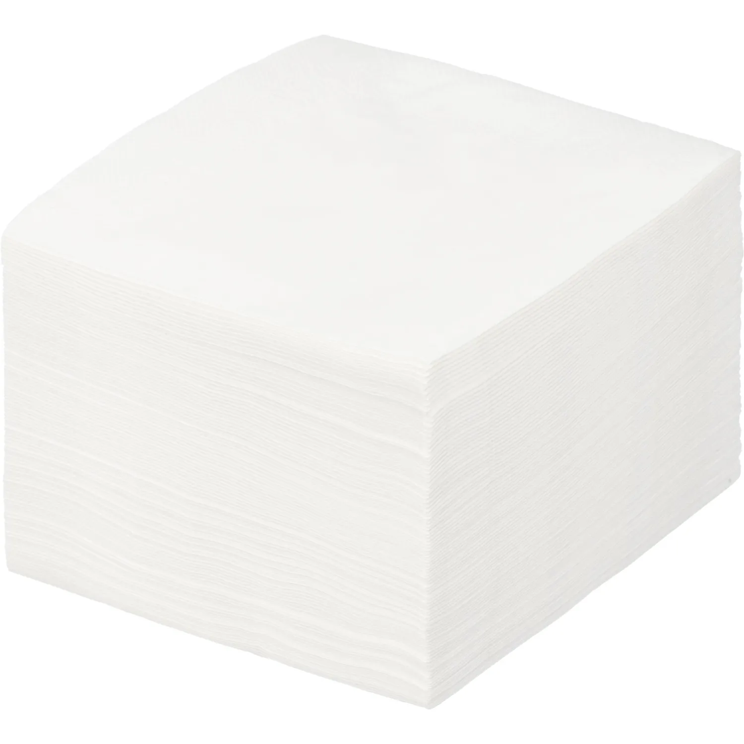 Салфетки бумажные Luscan 3-слойные 33x33 см белые (200 листов в пачке) - Image 4