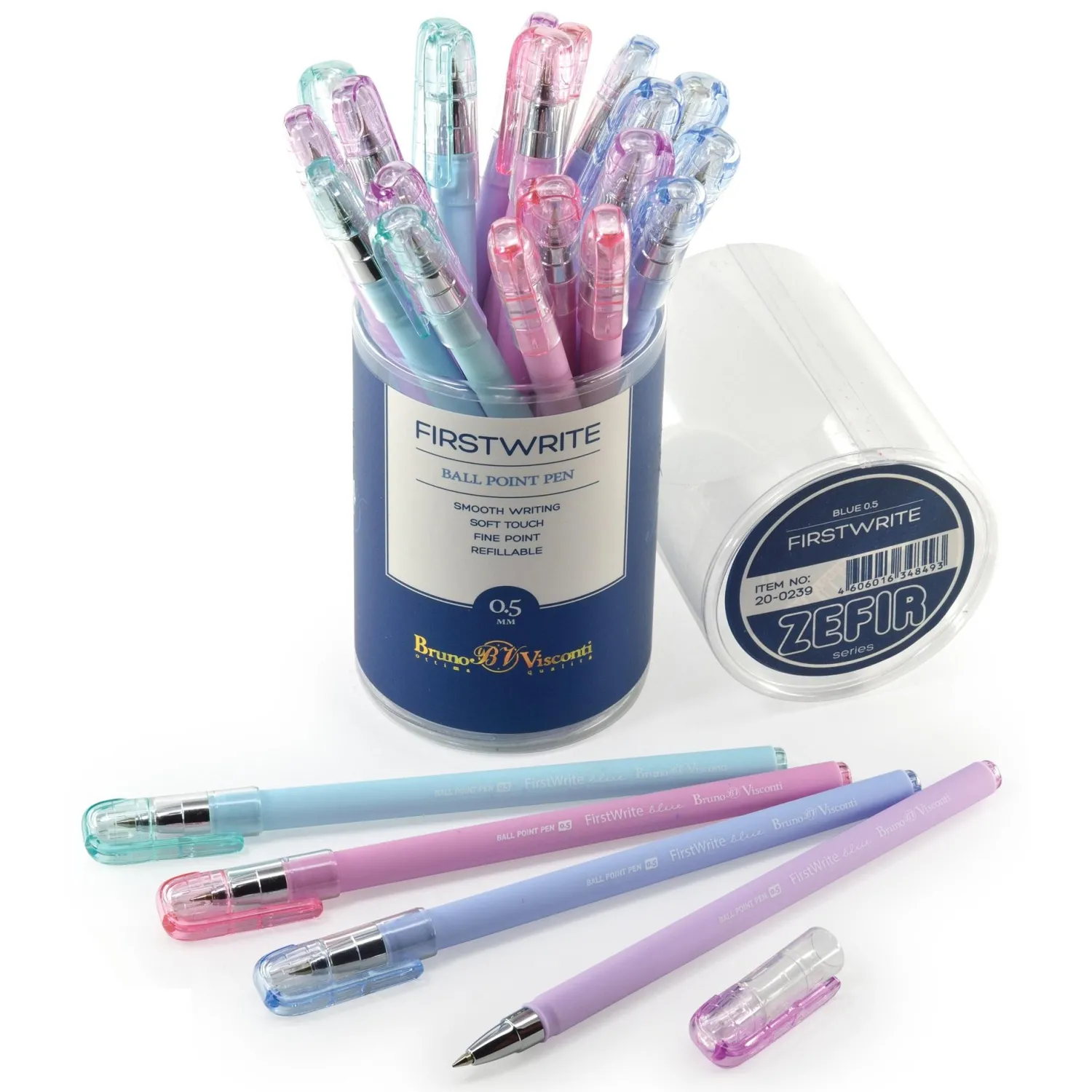 шариковая ручка FirstWrite Zefir покрытие Silk Touch, заменяемый стержень - Image 16