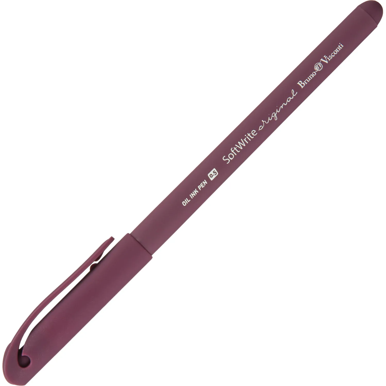 Ручка шариковая Bruno Visconti SoftWrite Original узел Premec 0.5 мм, чернила Dokumental, покрытие silk-touch - Image 9