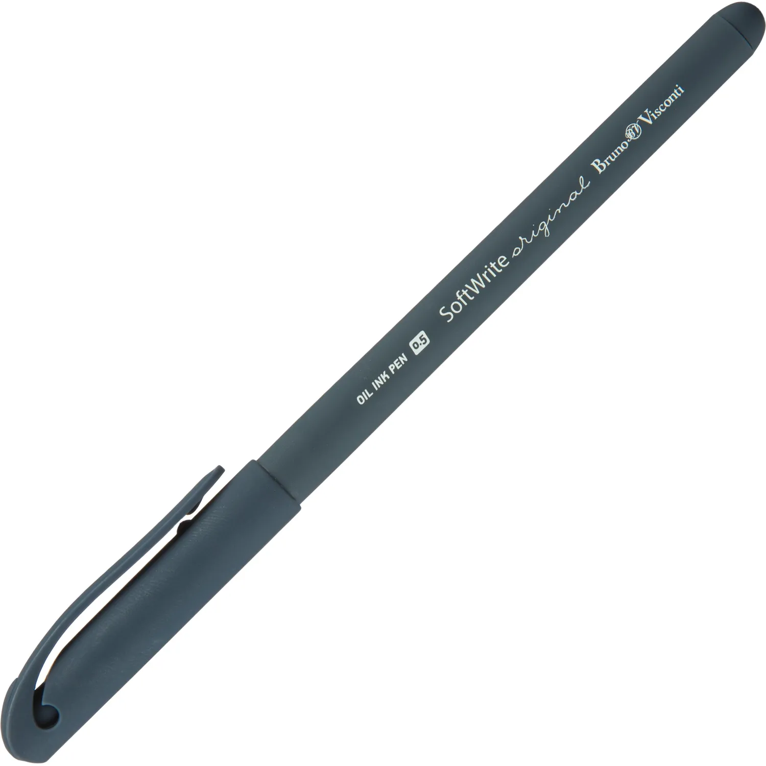 Ручка шариковая Bruno Visconti SoftWrite Original узел Premec 0.5 мм, чернила Dokumental, покрытие silk-touch - Image 11