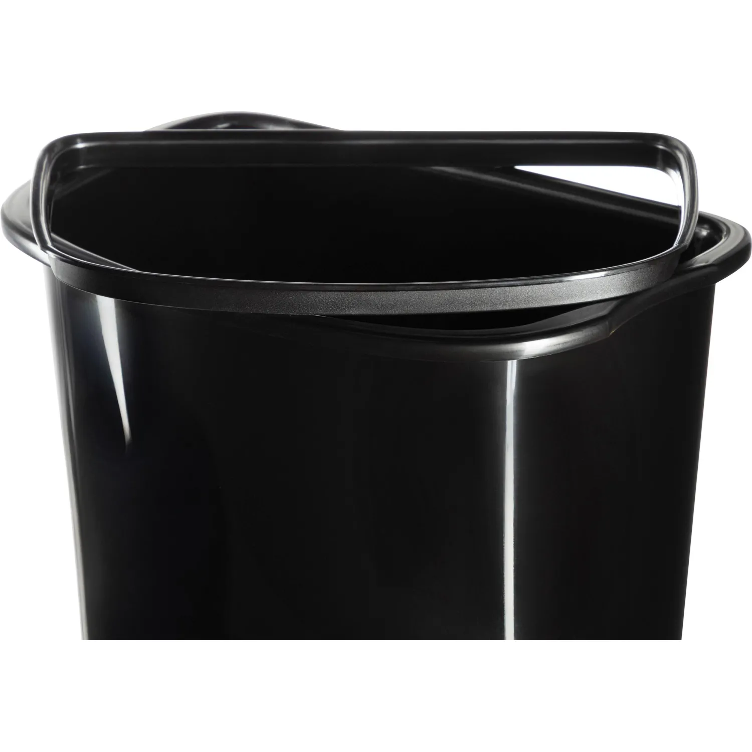Контейнер для мусора подвесной 32 л пластик чёрный (57x41.39x28 см) - Image 5