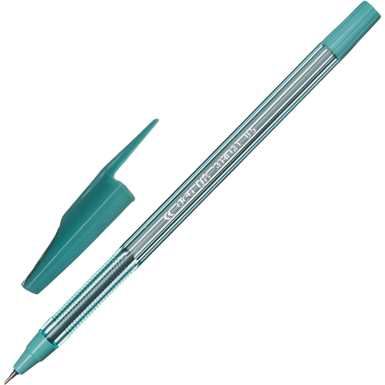 Шариковая ручка Deli Think EQ8-C прозрачная неавтоматическая - Image 6