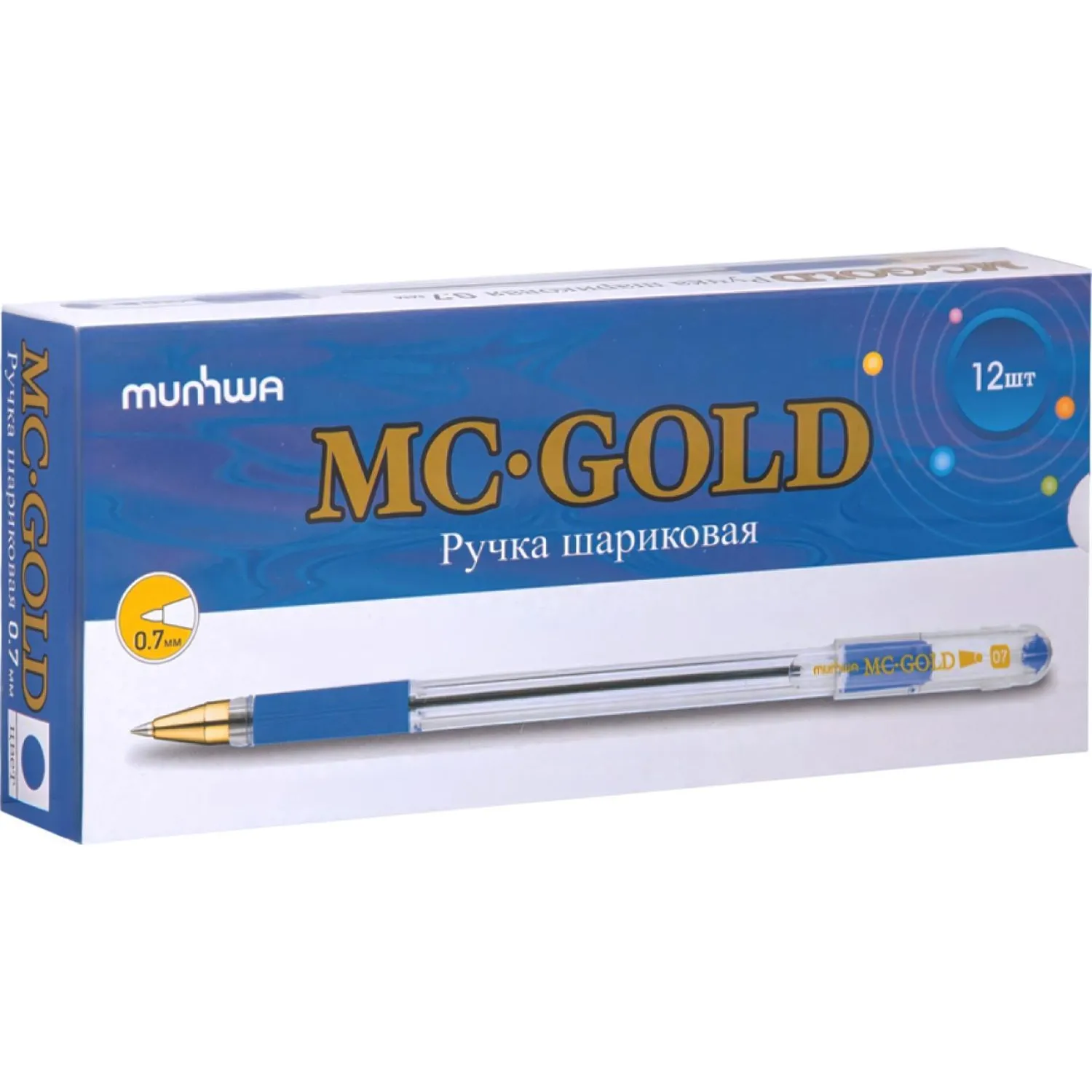 Шариковая ручка MunHwa MC Gold 0,7 мм, масляные чернила, легендарная модель - Image 8