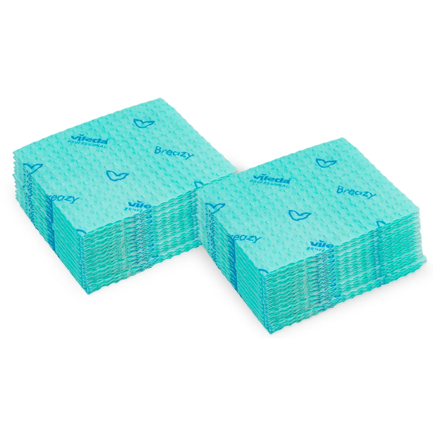 Салфетки хозяйственные Breazy  микрофибра 36x35 см 105 г/кв.м зелёные (25 штук в упаковке) - Image 2