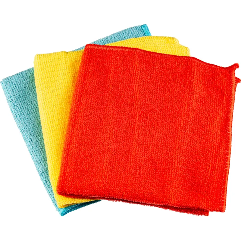 Салфетки хозяйственные микрофибра 25x25 см 180 г/кв.м (3 штуки в упаковке) - Image 2