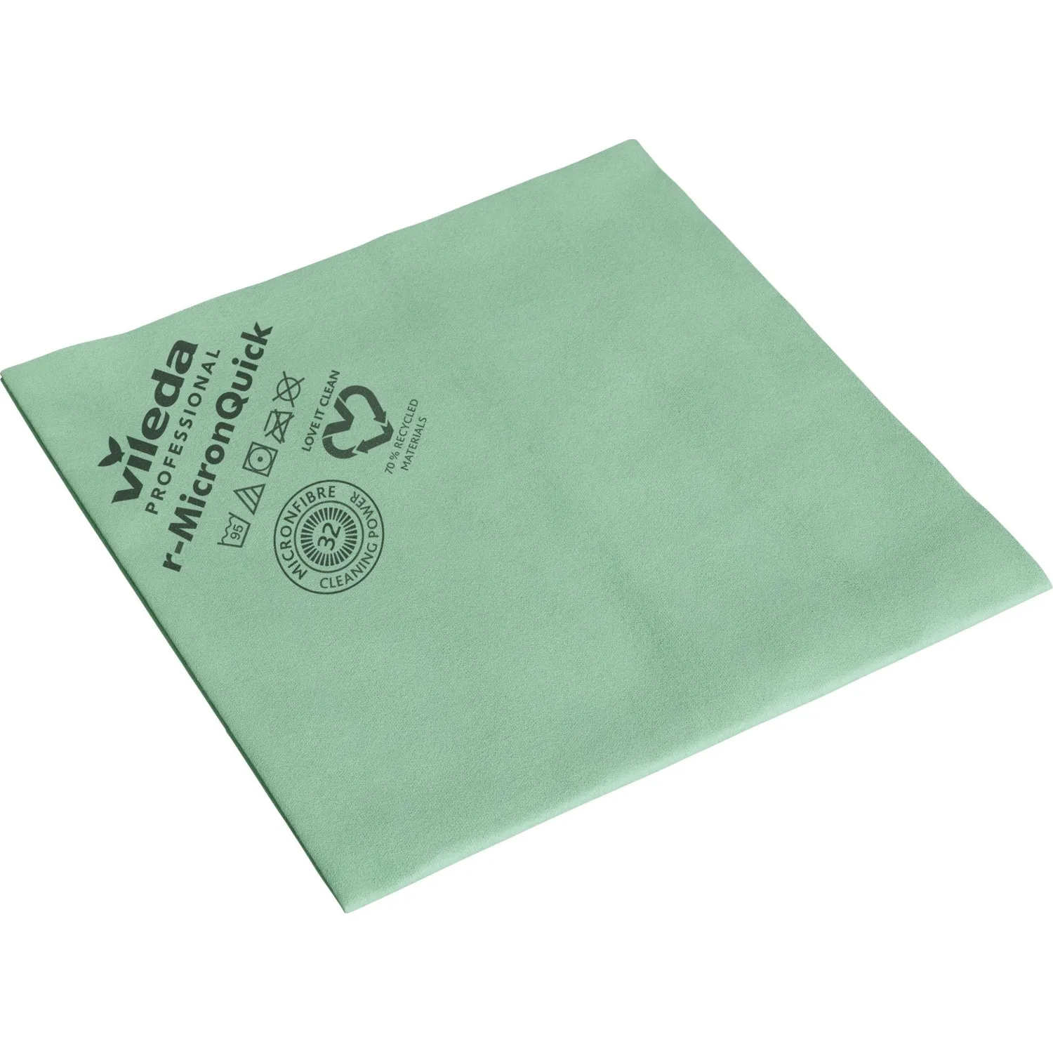Салфетки хозяйственные r-MicronQuick микрофибра 40x38 см 135 г/кв.м зелёные (5 штук в упаковке) - Image 3