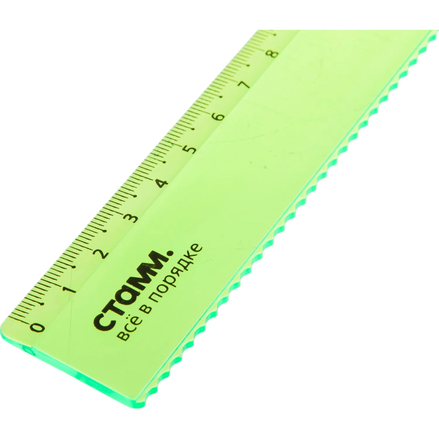 Линейка Стамм Neon Cristal 15 см пластиковая волнистый край - Image 7