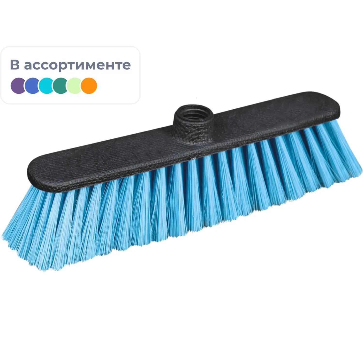 Щётка для пола 32 см мягкая щетина без рукоятки (50030)