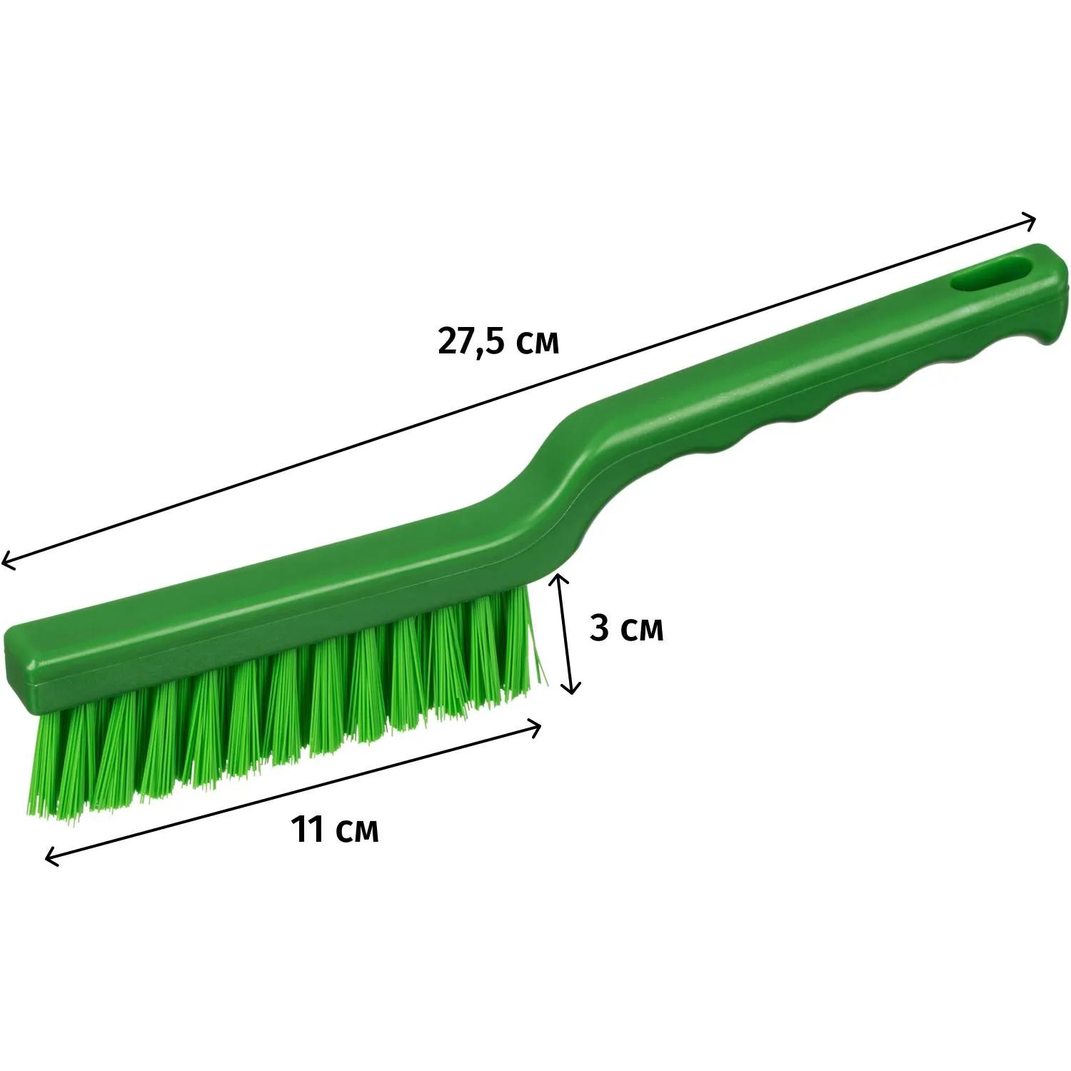 Щётка жёсткая 275x20 мм зелёная - Image 2