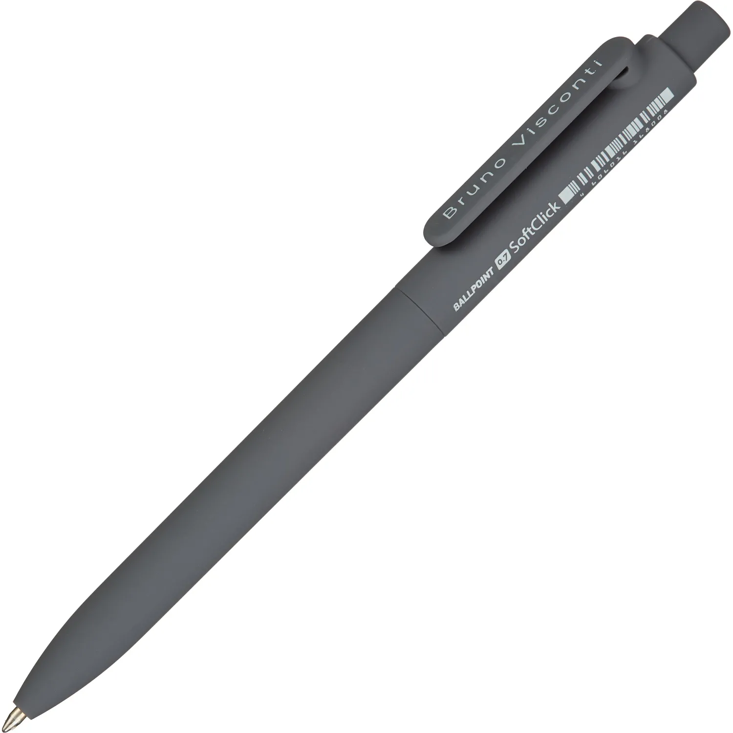 авторучки SoftClick Original классические с клипом, синий стержень Premec 0.7 мм, автомат - Image 8