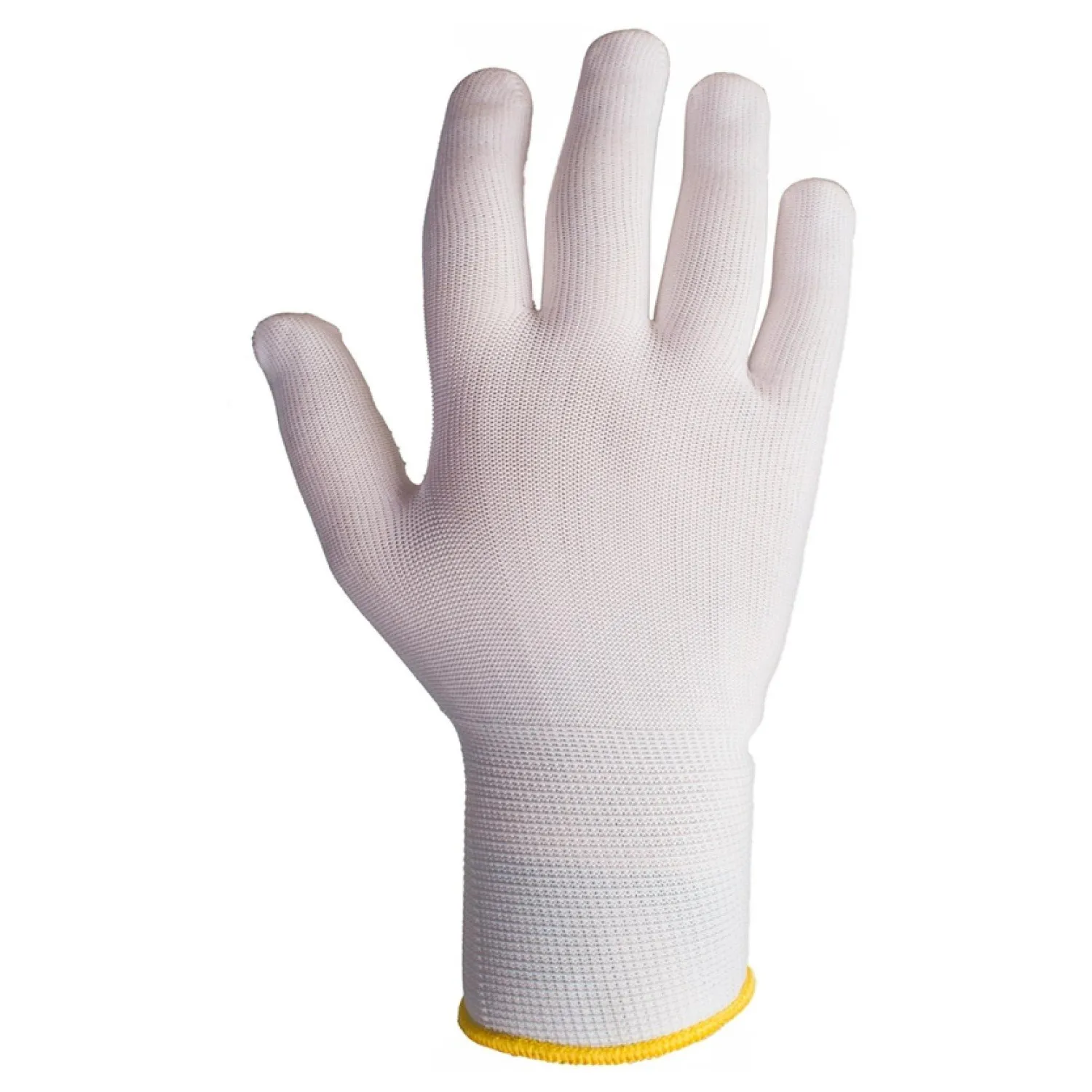 Перчатки рабочие защитные Jeta Safety JS011 нейлоновые белые (4 нити, 13 класс, размер 9 (L), 12 пар в упаковке) - Image 2