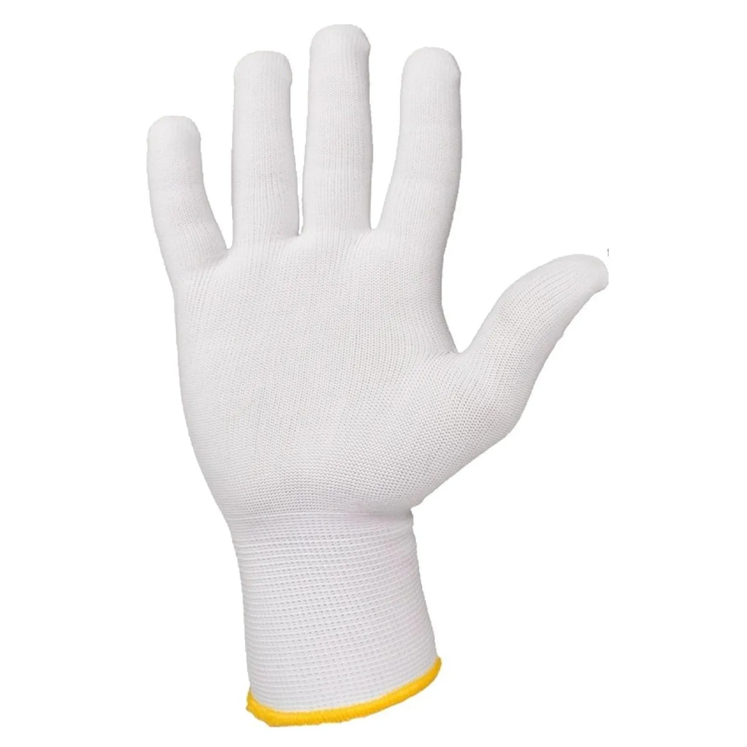Перчатки рабочие защитные Jeta Safety JS011 нейлоновые белые (4 нити, 13 класс, размер 9 (L), 12 пар в упаковке) - Image 3