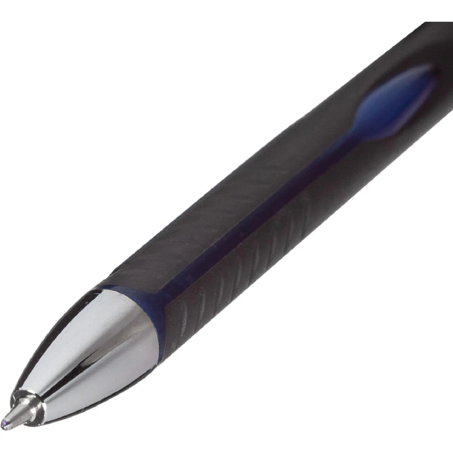 Ручка автоматическая Attache Selection Glide Aerogrip синяя, 0.7/0.5 мм, Visco Fluid Ink, аэрогрип для левшей, сменный стержень - Image 2
