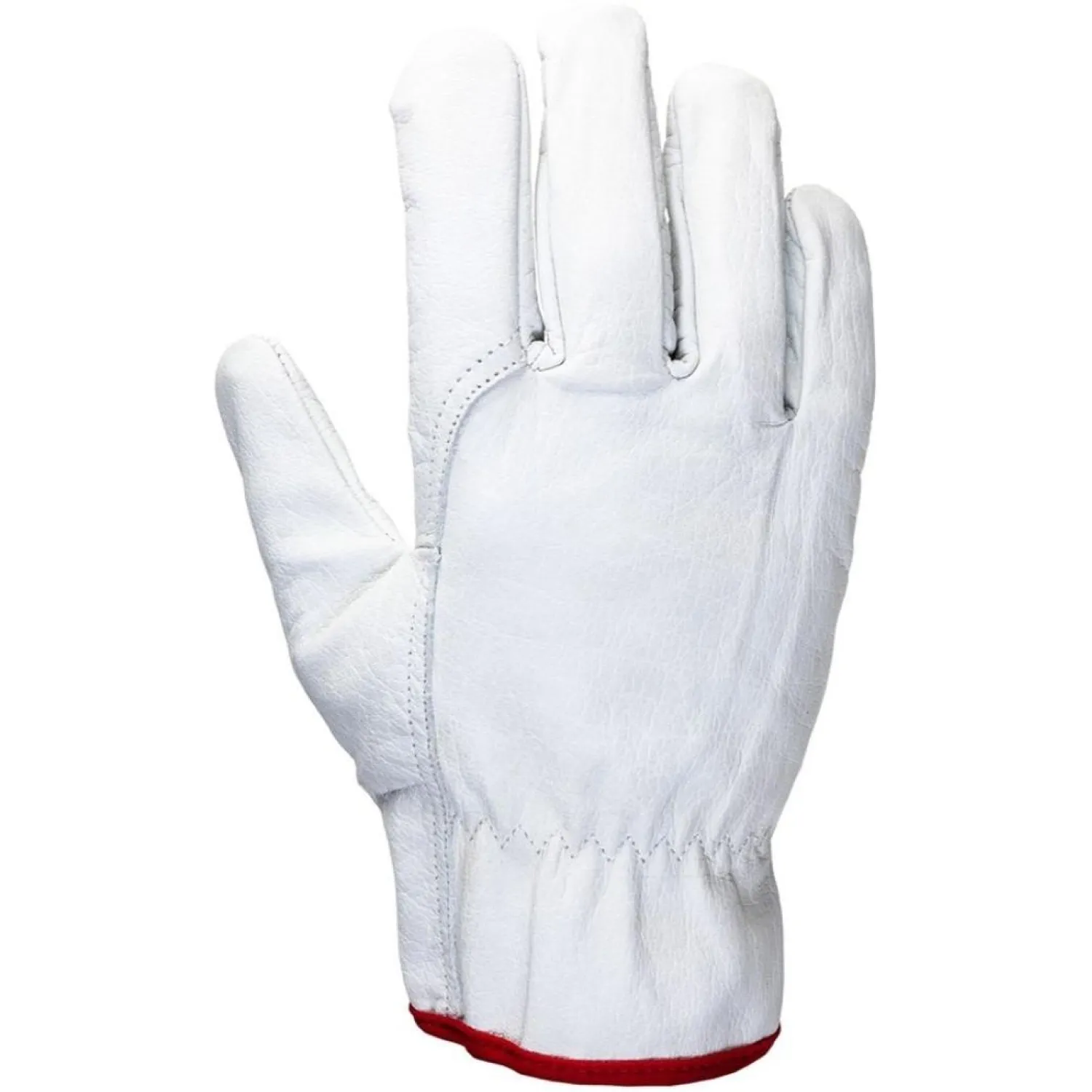 Перчатки рабочие защитные Jeta Safety Smithcraft кожаные белые (размер 9 (L), JLE421) - Image 2
