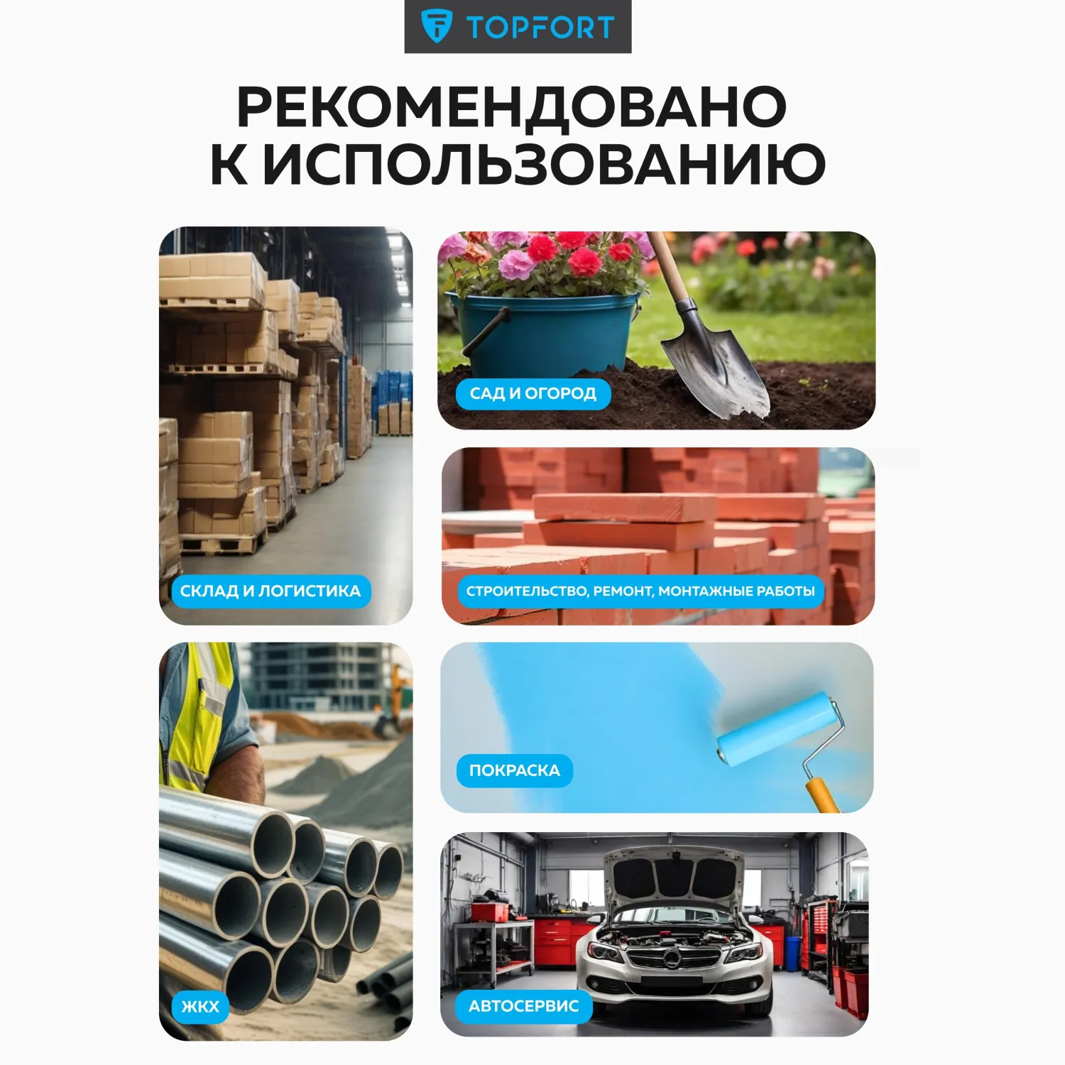 Перчатки рабочие защитные TOPFORT Шелдер Н РП хлопковые с полным нитриловым покрытием синие (размер 9 (L)) - Image 4