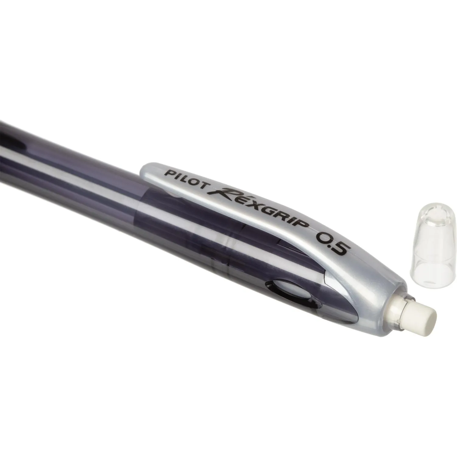 Карандаш механический чёрный Pilot H-105 Rex Grip 0.5 мм с ластиком - Image 5