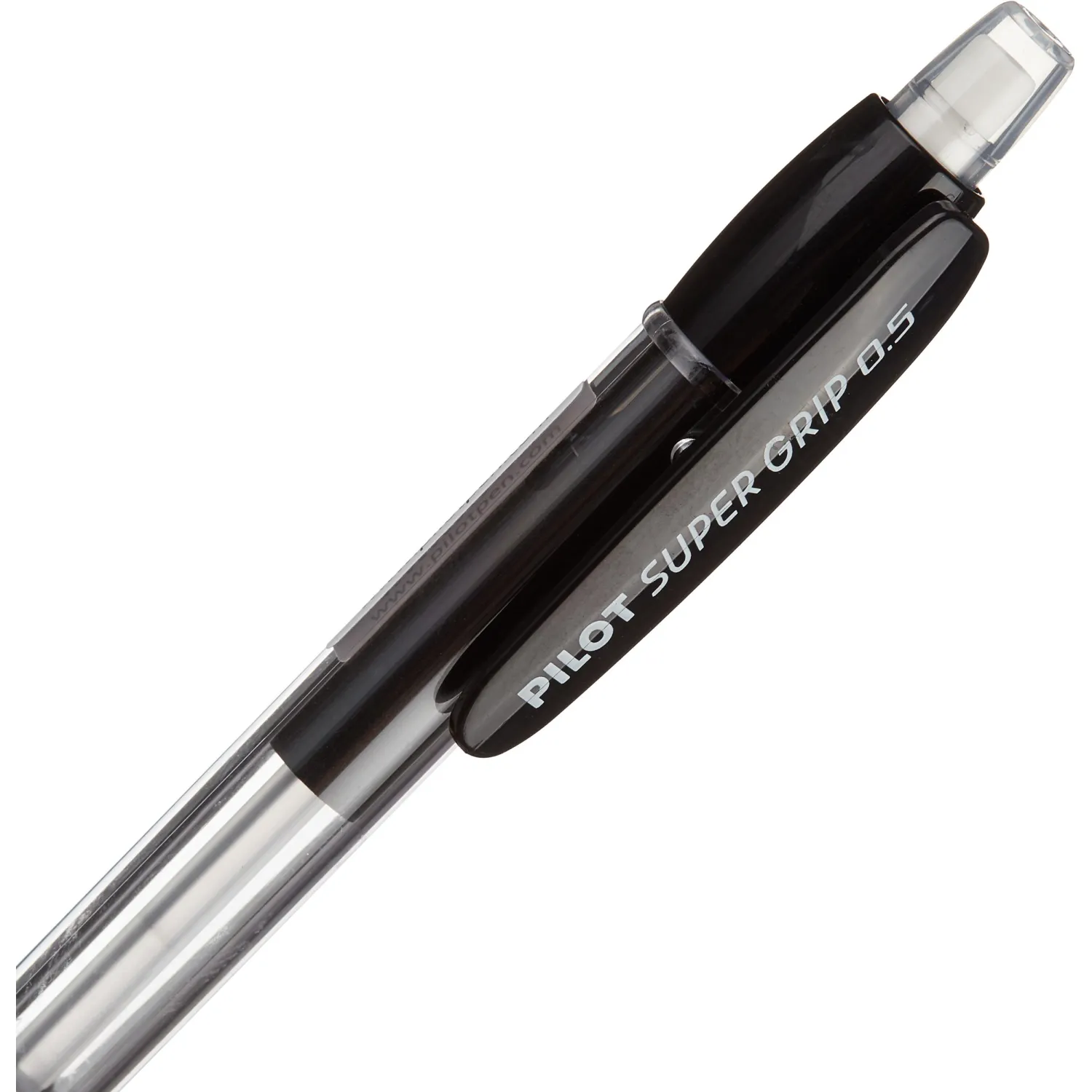 Карандаш механический чёрный Pilot H-185 0.5 мм с ластиком - Image 3