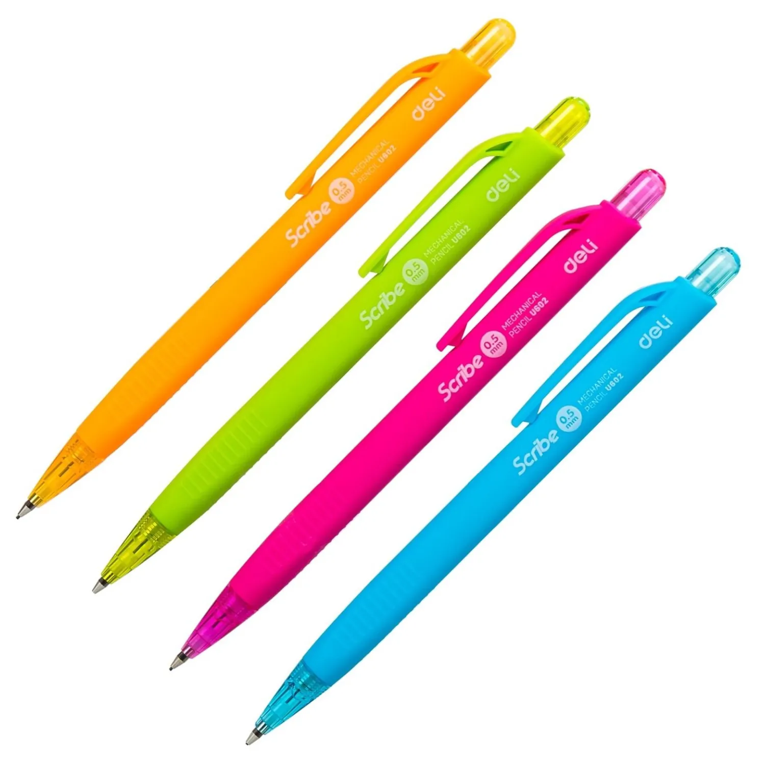 Карандаш механический Deli Scribe 0.5 мм с ластиком - Image 2