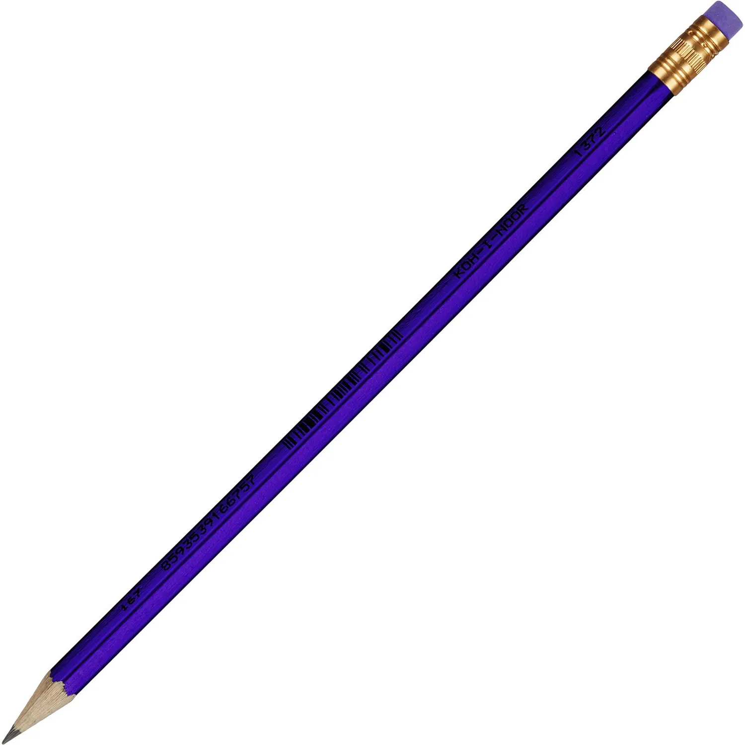 Карандаш чернографитный НВ с ластиком Koh-i-Noor Oriental 1372 заточённый шестигранный - Image 3