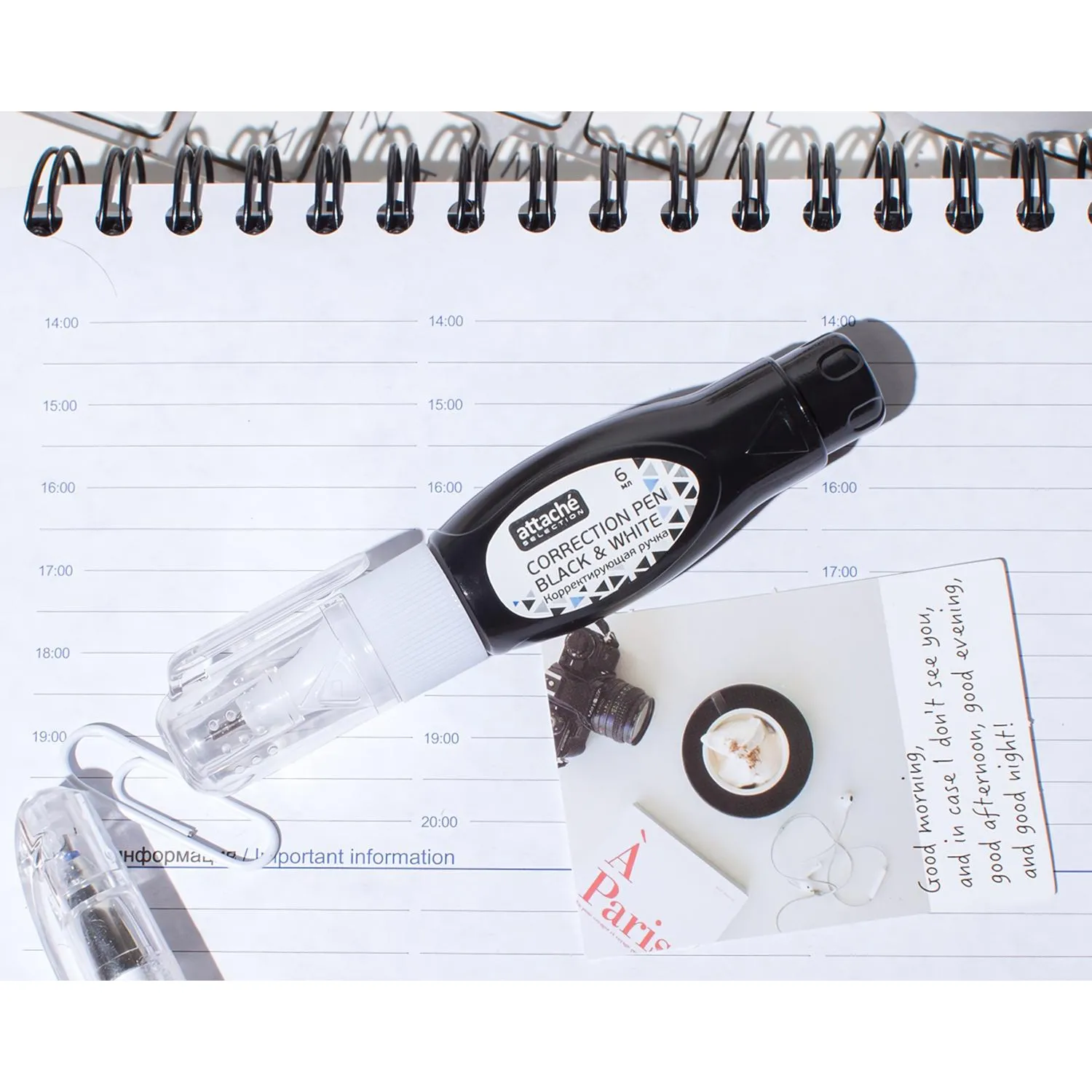 Корректирующий карандаш Attache Selection Black&White 6 мл (быстросохнущая основа) - Image 5