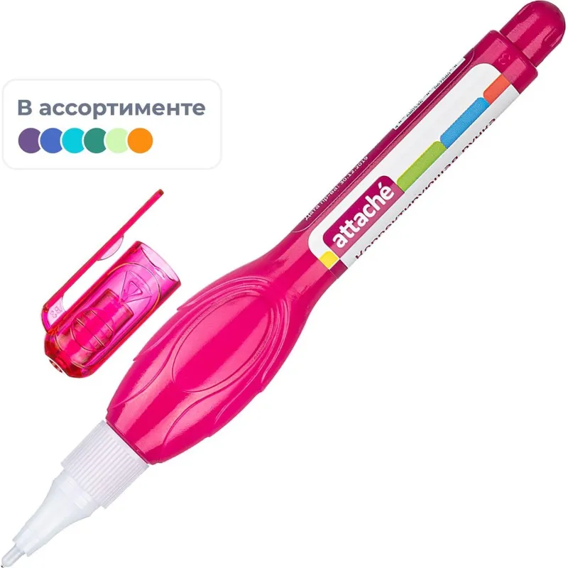 Корректирующий карандаш Attache 5 мл морозостойкий (быстросохнущая основа, 12 штук в упаковке)