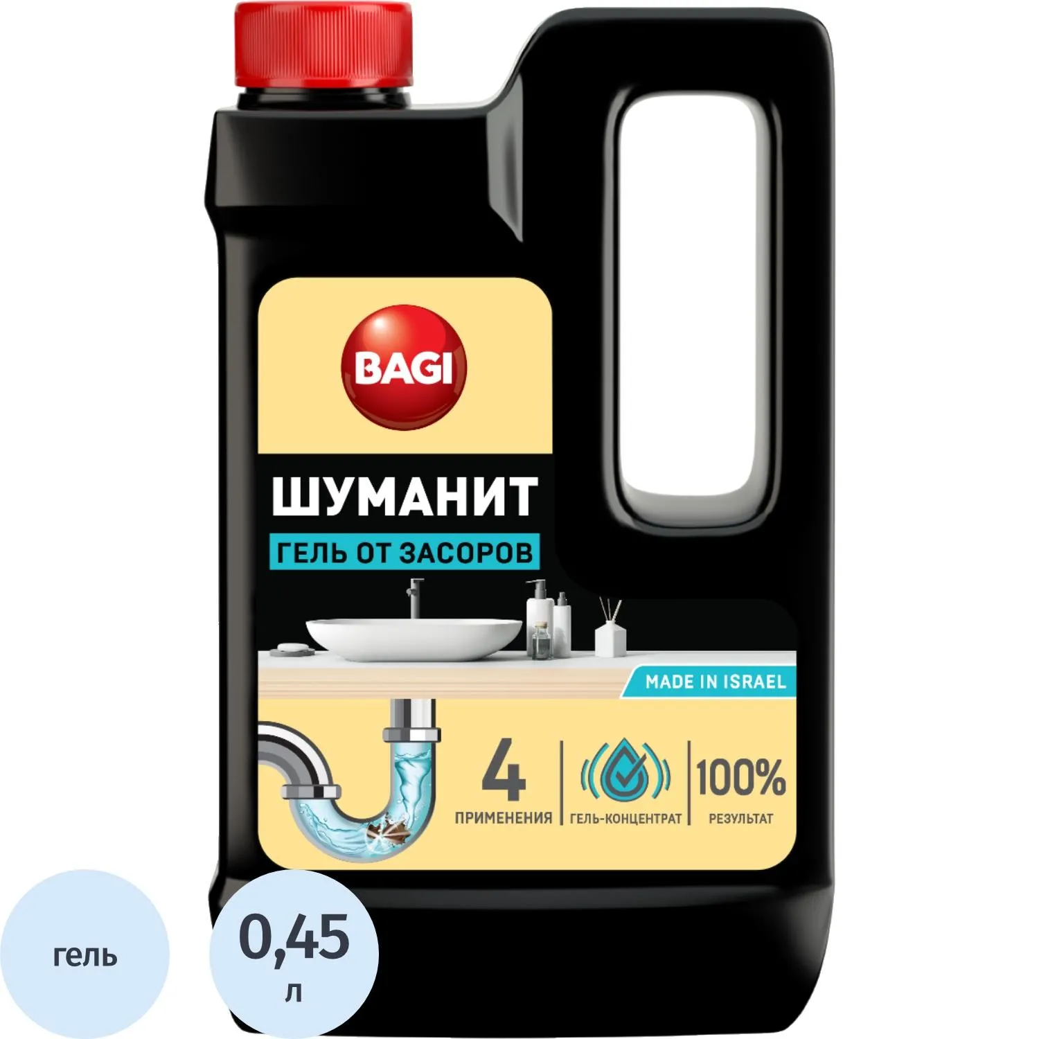 Средство для прочистки труб Шуманит гель 450 мл