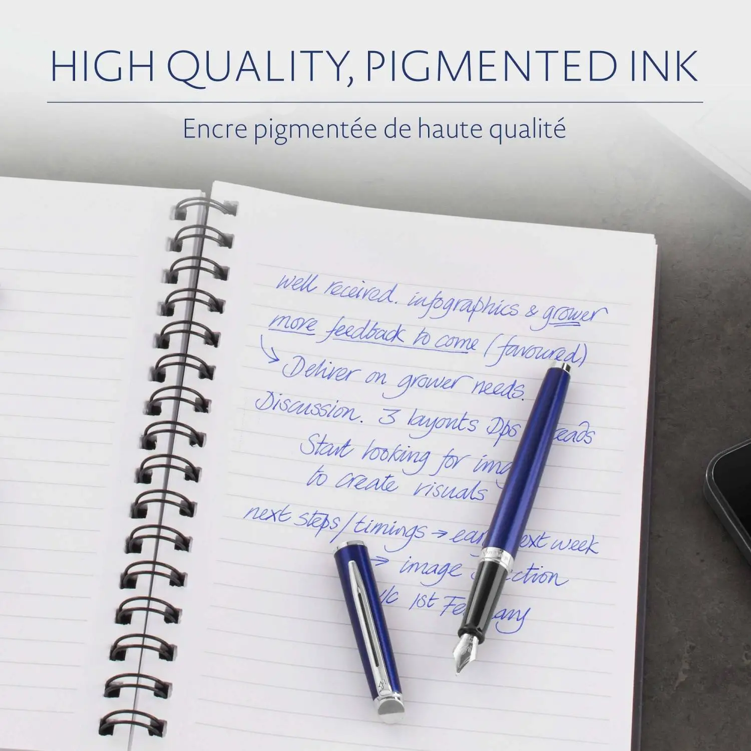 Картриджи чернильные для перьевой ручки Waterman Cartridge Size Standard синий (8 штук в упаковке, артикул производителя S0110860) - Image 4
