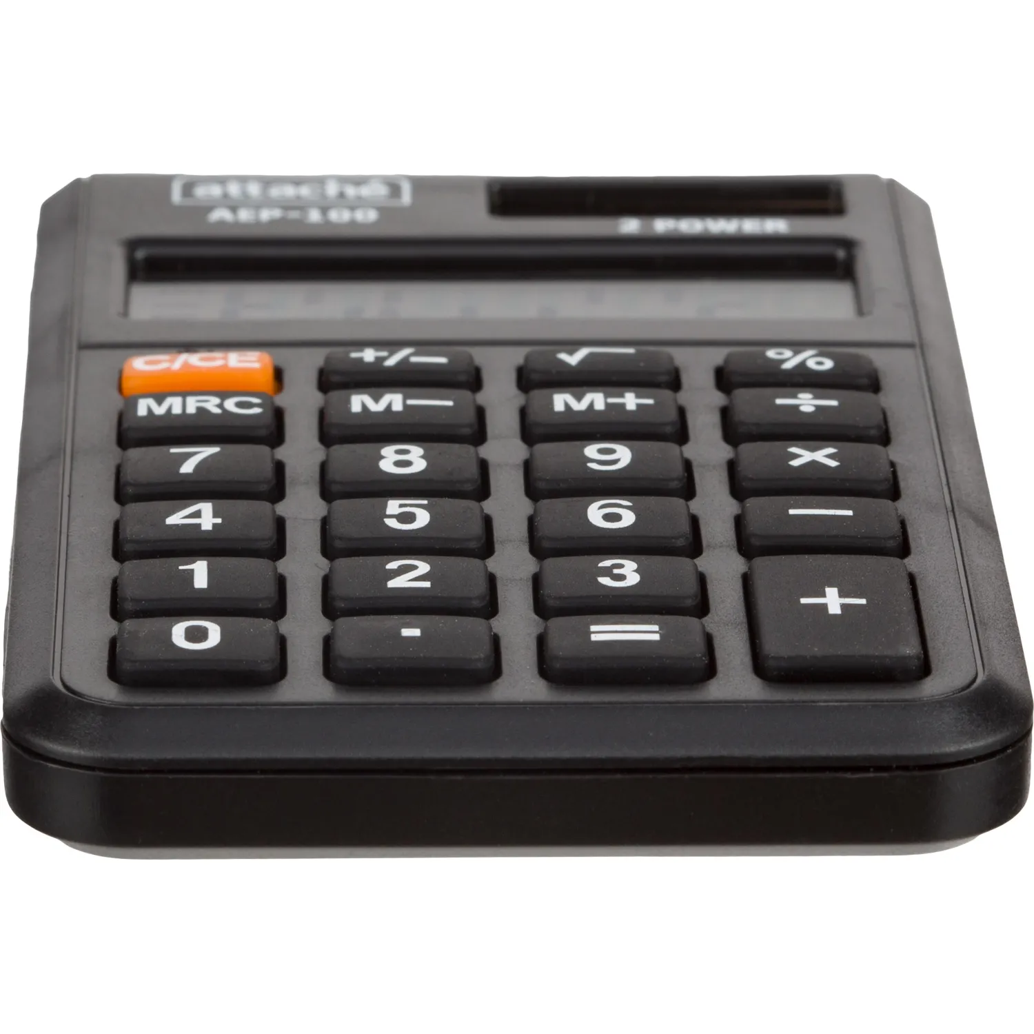 Калькулятор карманный Attache AEP-100 8-разрядный чёрный 98x60x9.5 мм - Image 9