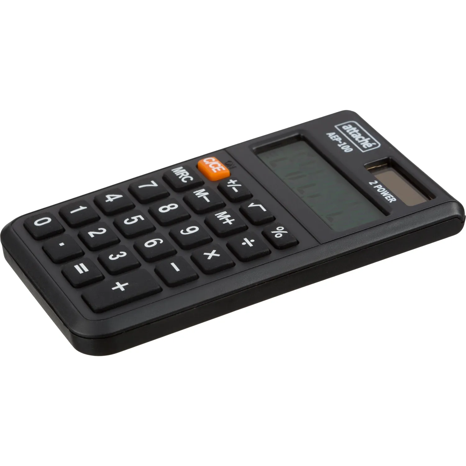 Калькулятор карманный Attache AEP-100 8-разрядный чёрный 98x60x9.5 мм - Image 10