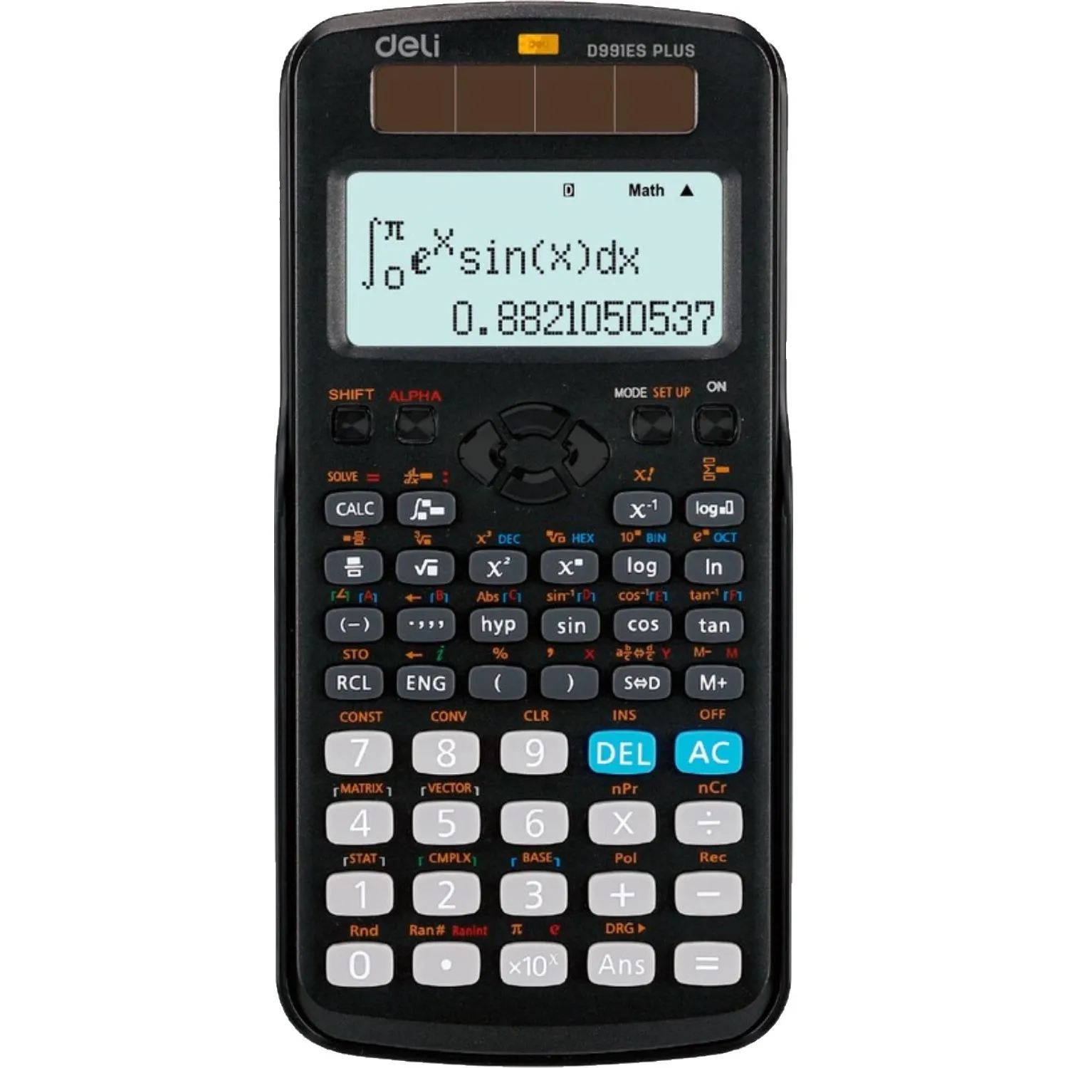 Калькулятор научный Deli ED991ES 12-разрядный 417 функций 172x83x18 мм (подходит для ЕГЭ)