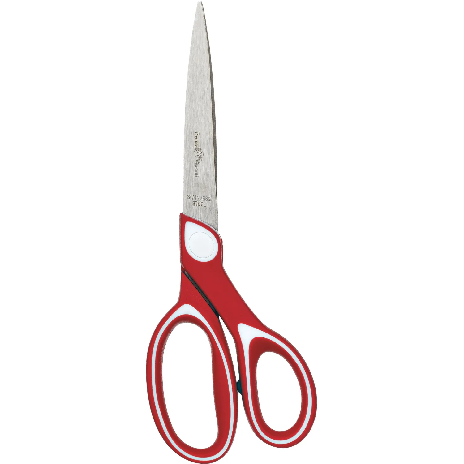 Ножницы Bruno Visconti Ladycut 205 мм эргономические пластиковые с резиновыми вставками ручки - Image 5