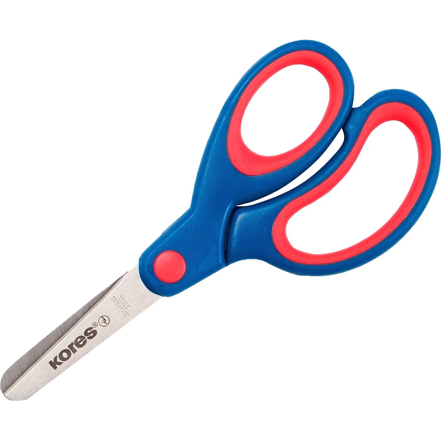 Ножницы детские Kores Softgrip 130 мм эргономические пластиковые ручки - Image 3