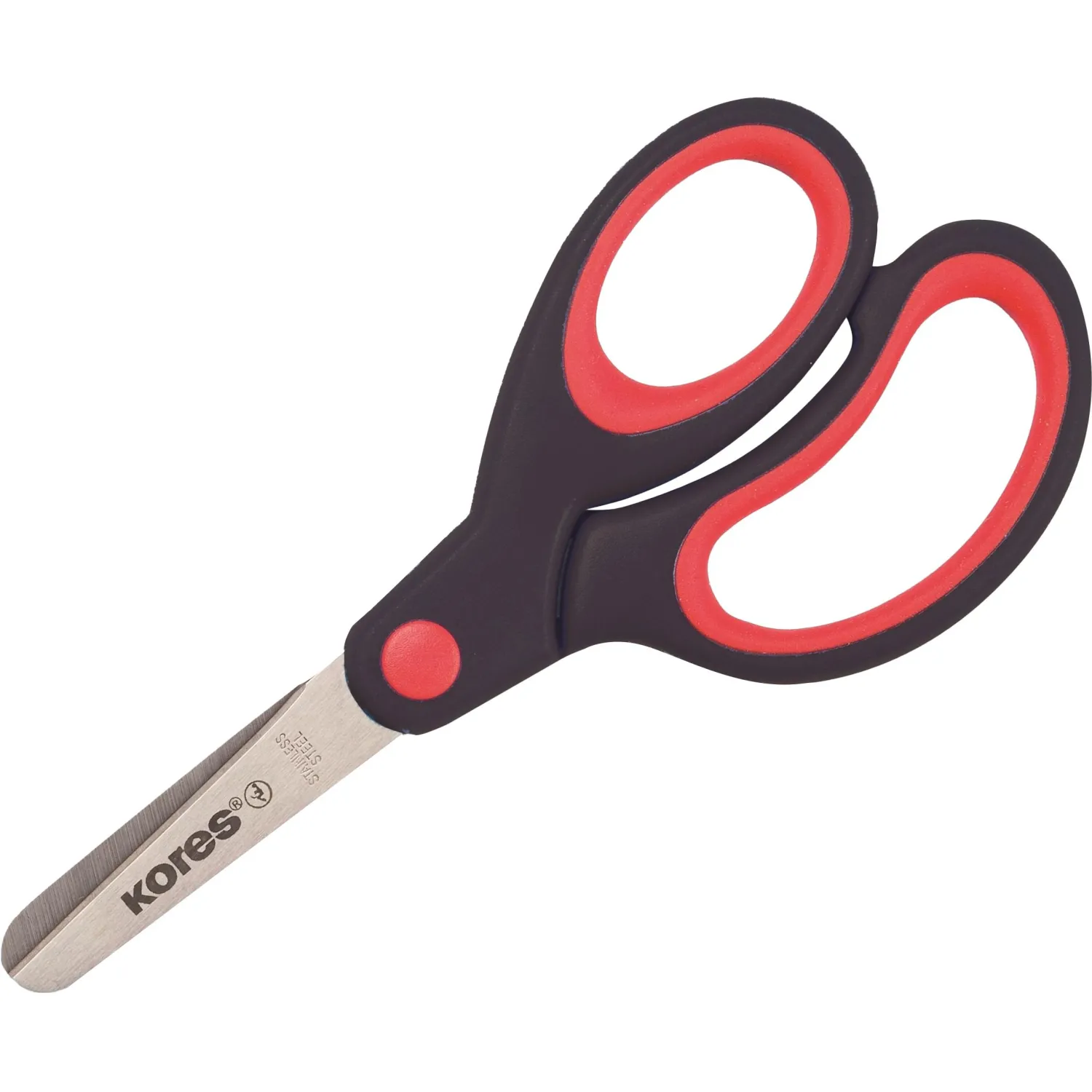 Ножницы детские Kores Softgrip 130 мм эргономические пластиковые ручки - Image 7