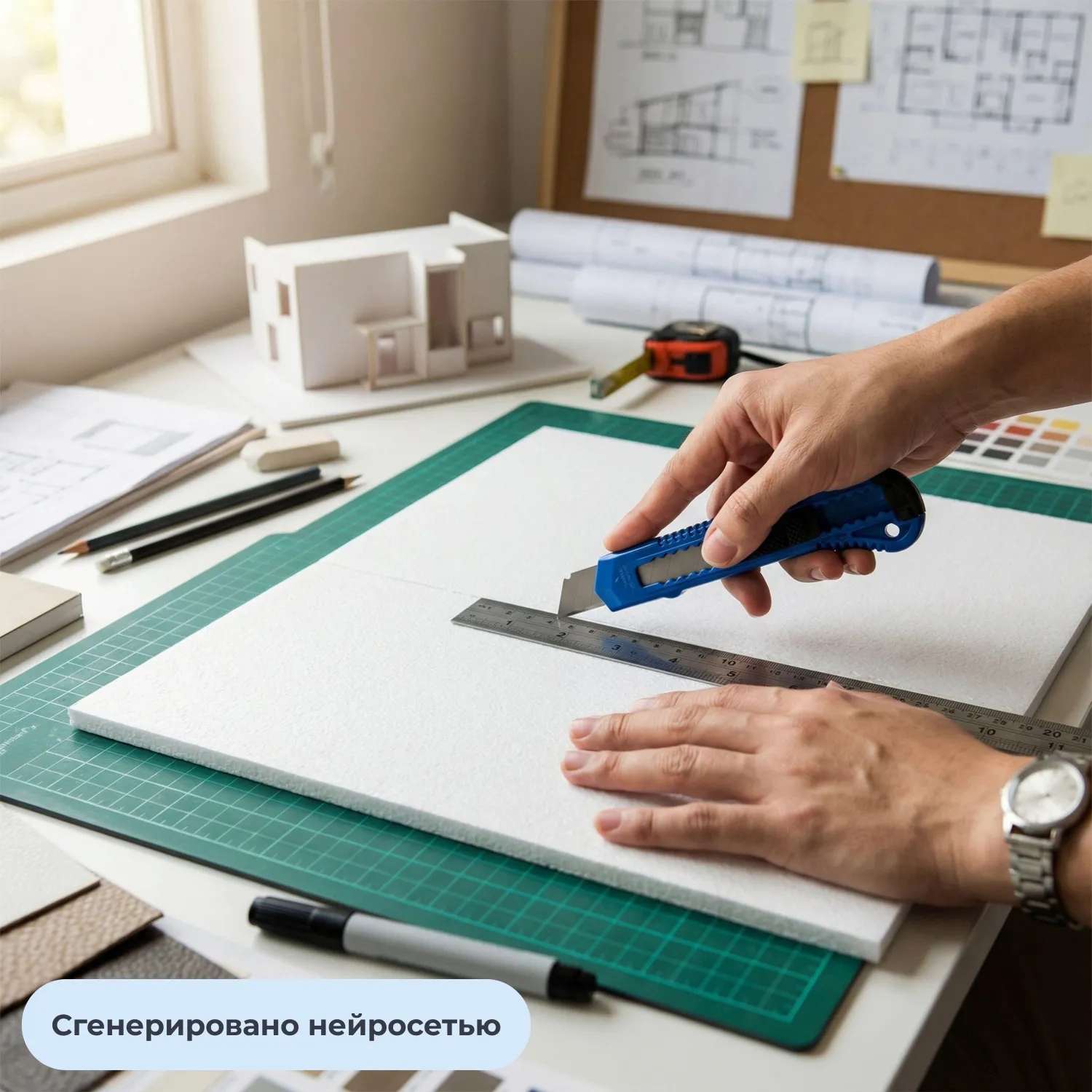 Нож канцелярский Attache с фиксатором 18 мм - Image 16
