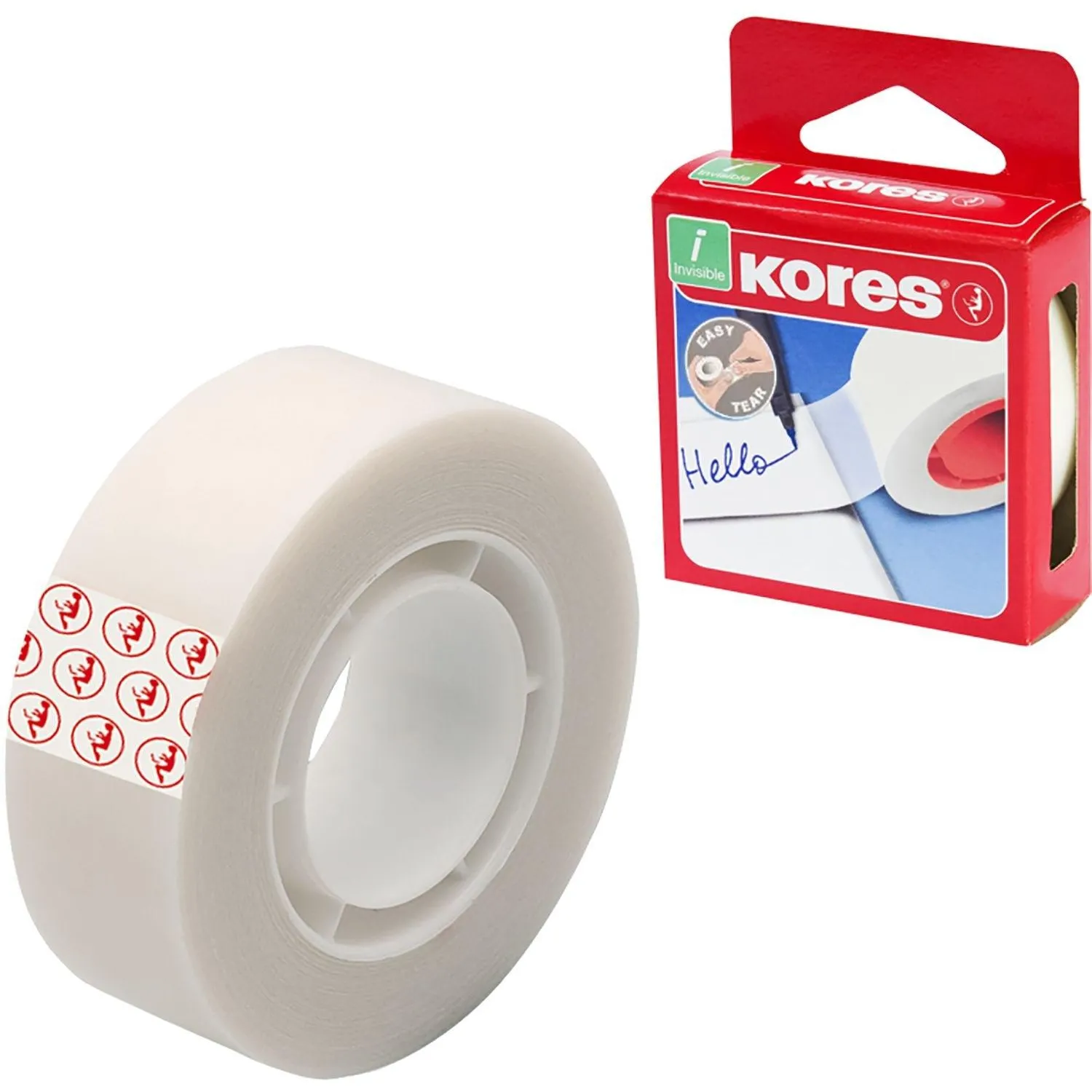 Клейкая лента канцелярская Kores матовая 19 мм x 33 м - Image 2