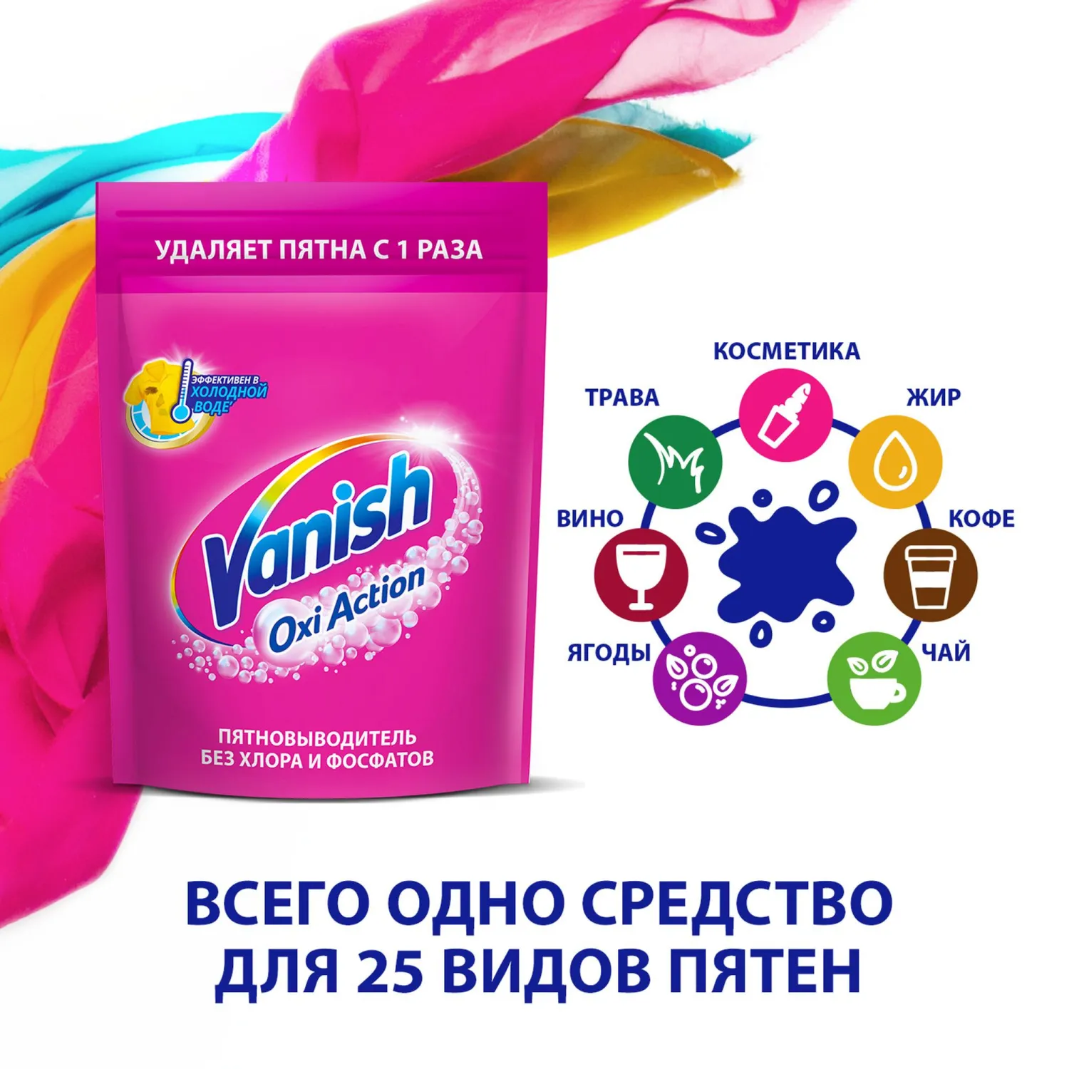Пятновыводитель кислородный для цветного белья порошок 1 кг - Image 6