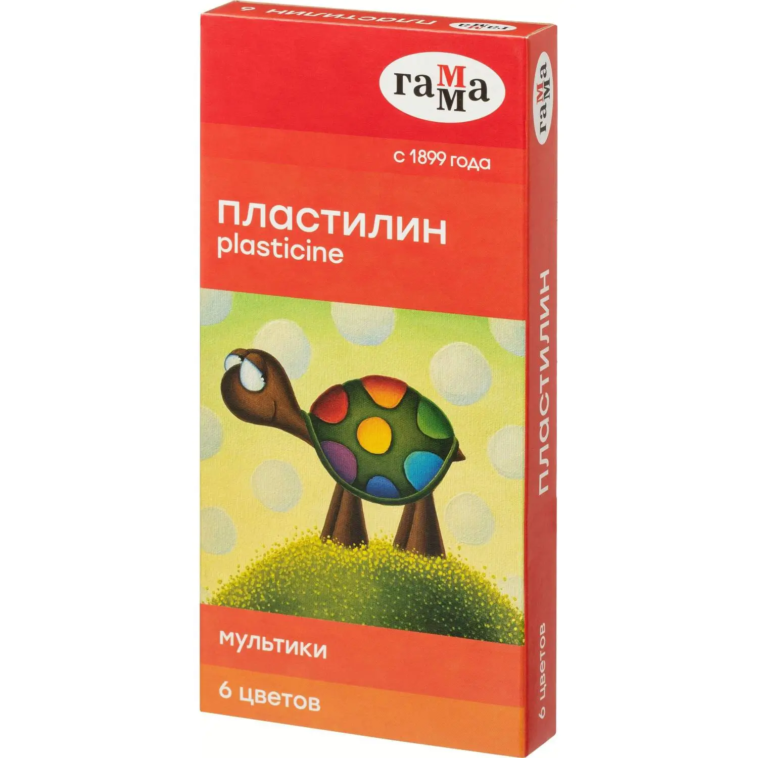 Пластилин классический Гамма Мультики 6 цветов 120 грамм - Image 5
