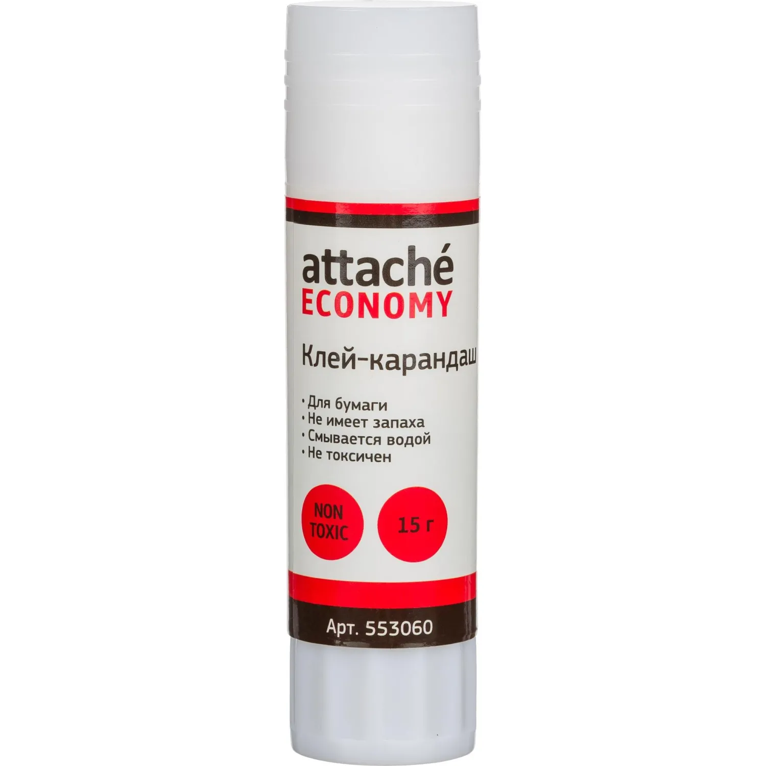 Клей-карандаш Attache Economy 15 г, бесцветный, морозостойкий для бумаги - Image 5