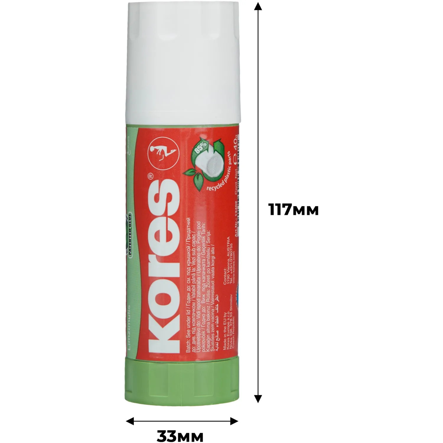 клей-карандаш Kores Glue-Eco экологичный для бумаги и картона - Image 7